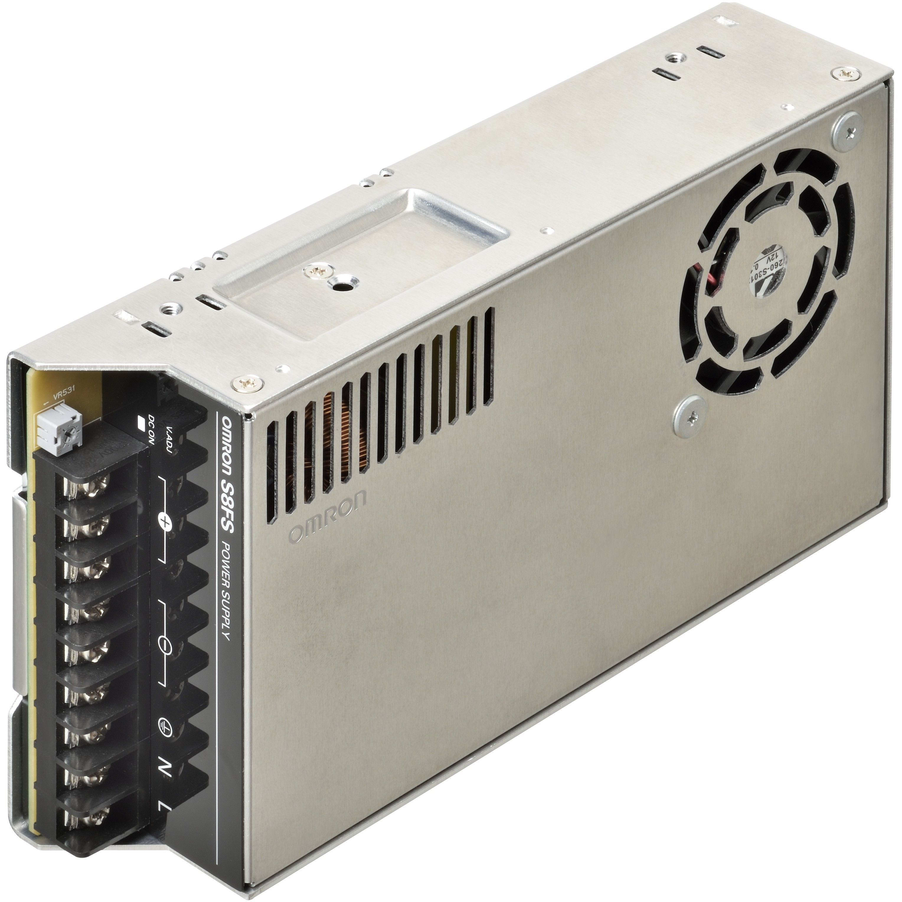 OMRON - Power supply,350 W, 100-240 VAC input, 1 - S8FS-C35012