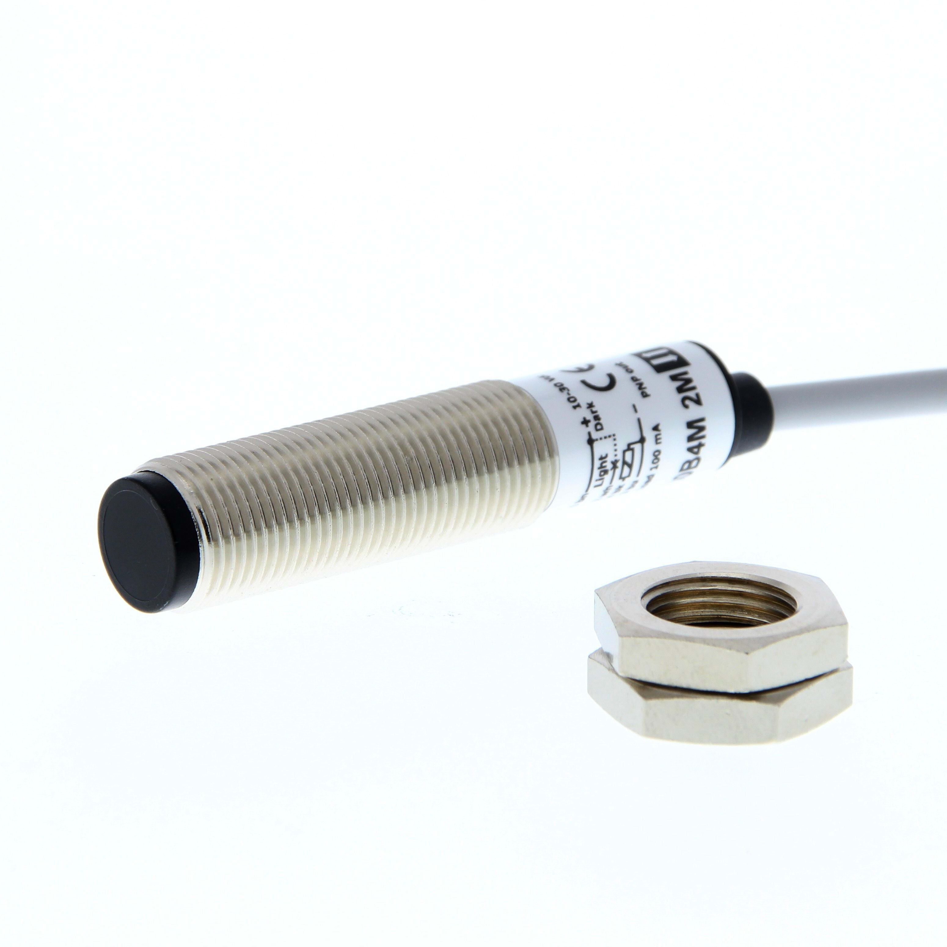 OMRON - Photoelectric sensor M12 brass housing, - E3H2-DS30B4M 2M