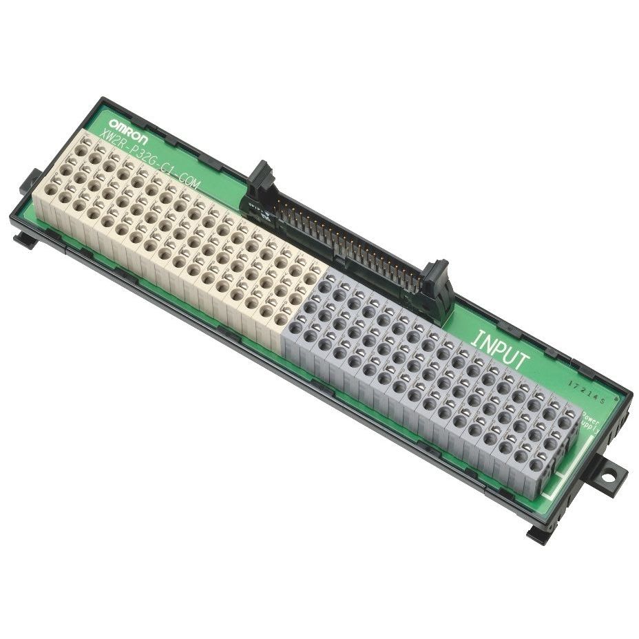 OMRON - DIN-rail mounting terminal block, MIL40 - XW2R-P32GD-C2-COM