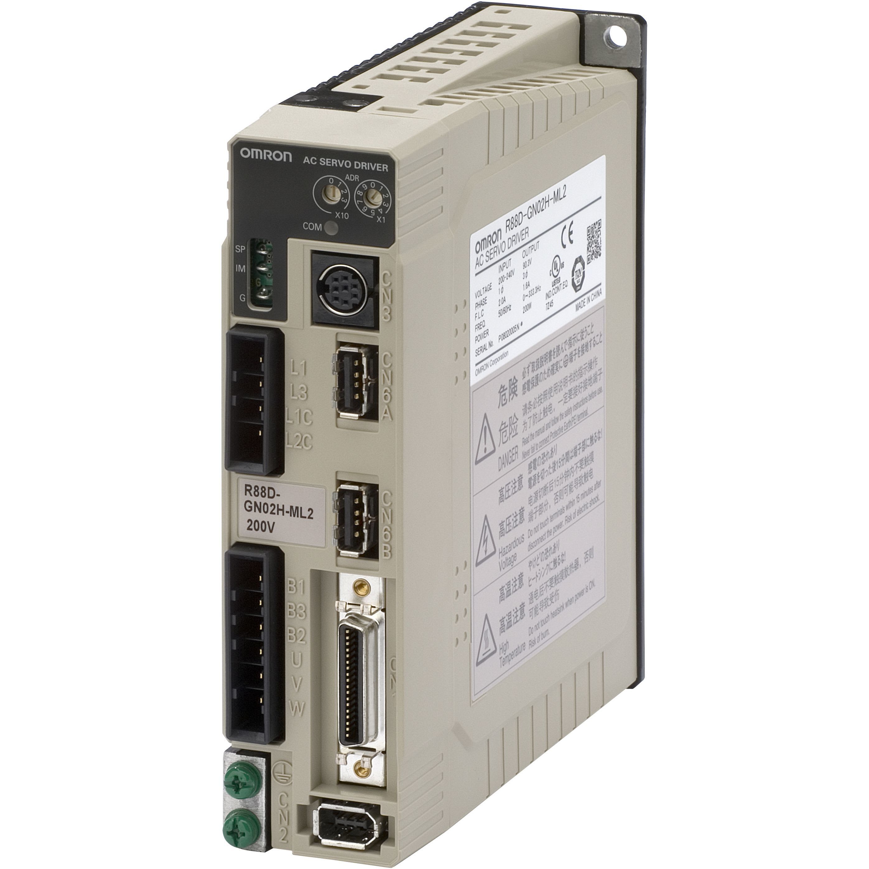 OMRON - G-Series servo drive, 1~ 200 VAC, MECHAT - R88D-GN15H-ML2