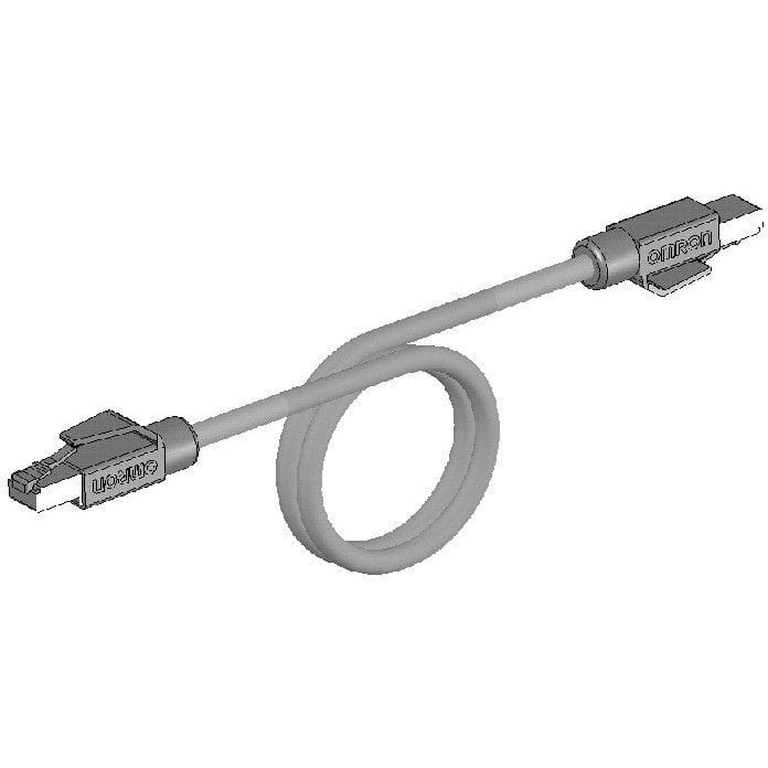 OMRON - Ethernet Cat.5 cable, PVC, RJ45 plug / R - XS5W-T421-JMD-K