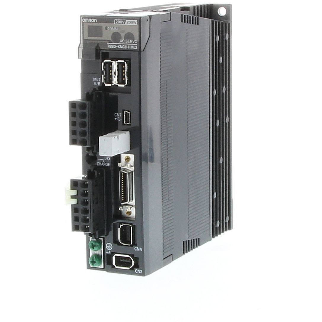 OMRON - Accurax G5 servo drive, 1~ 200 VAC, MECH - R88D-KN04H-ML2