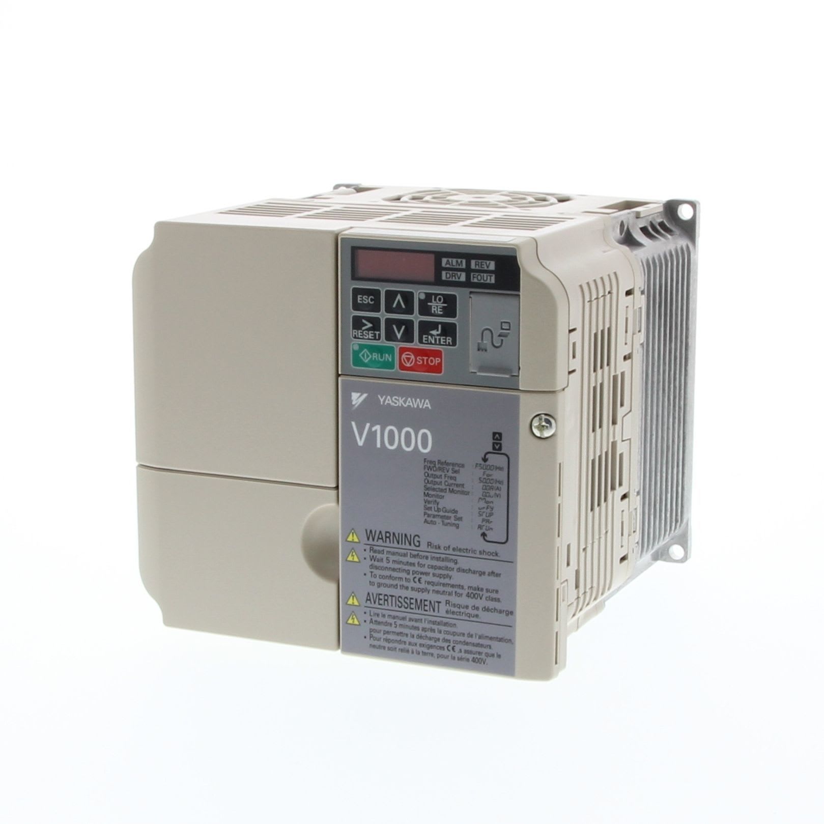 OMRON - V1000 inverter, 1~ 200 VAC, 4.0 kW, 17.5 - VZAB4P0BAA