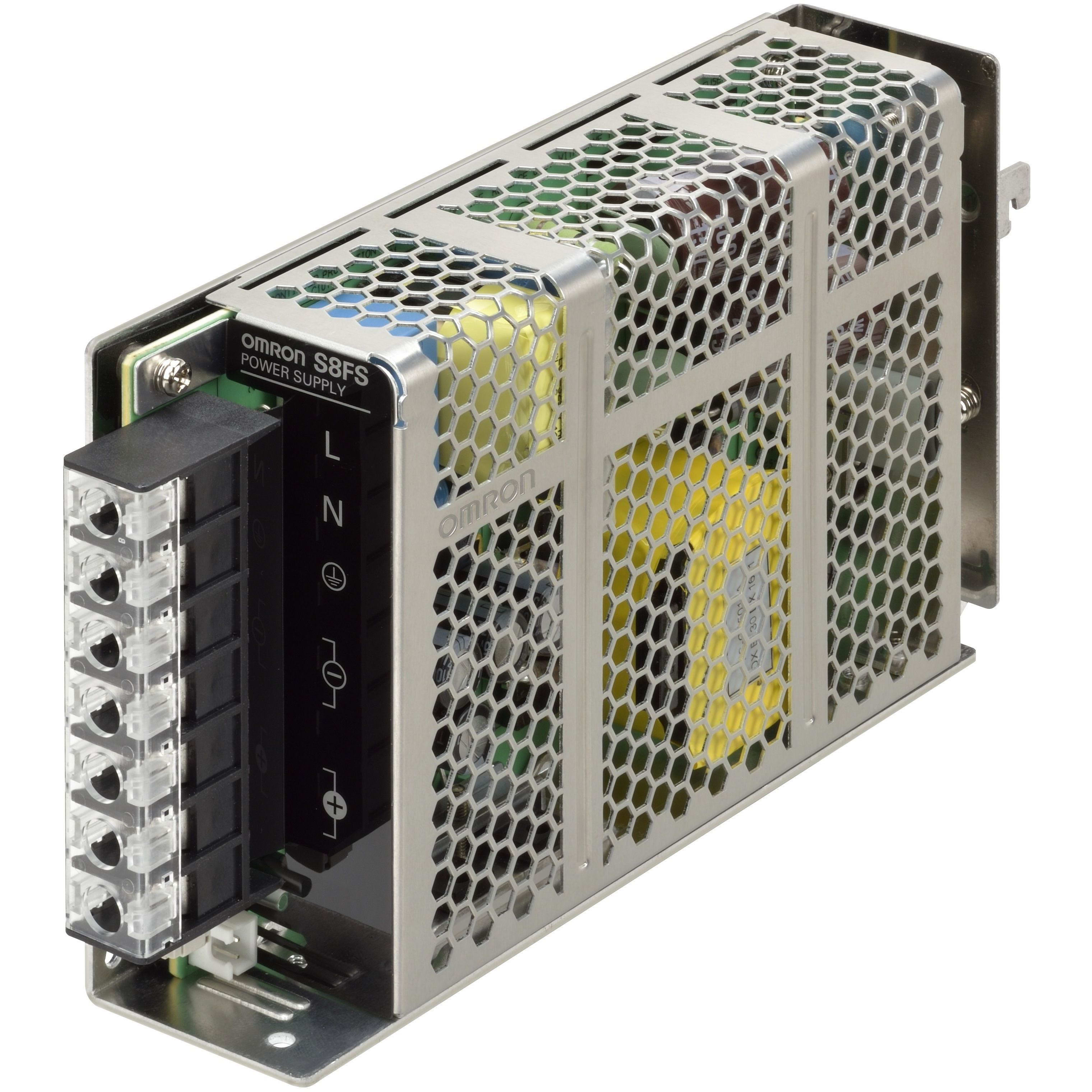 OMRON - Power Supply, 150 W, 100 to 240 VAC inpu - S8FS-G15005CD