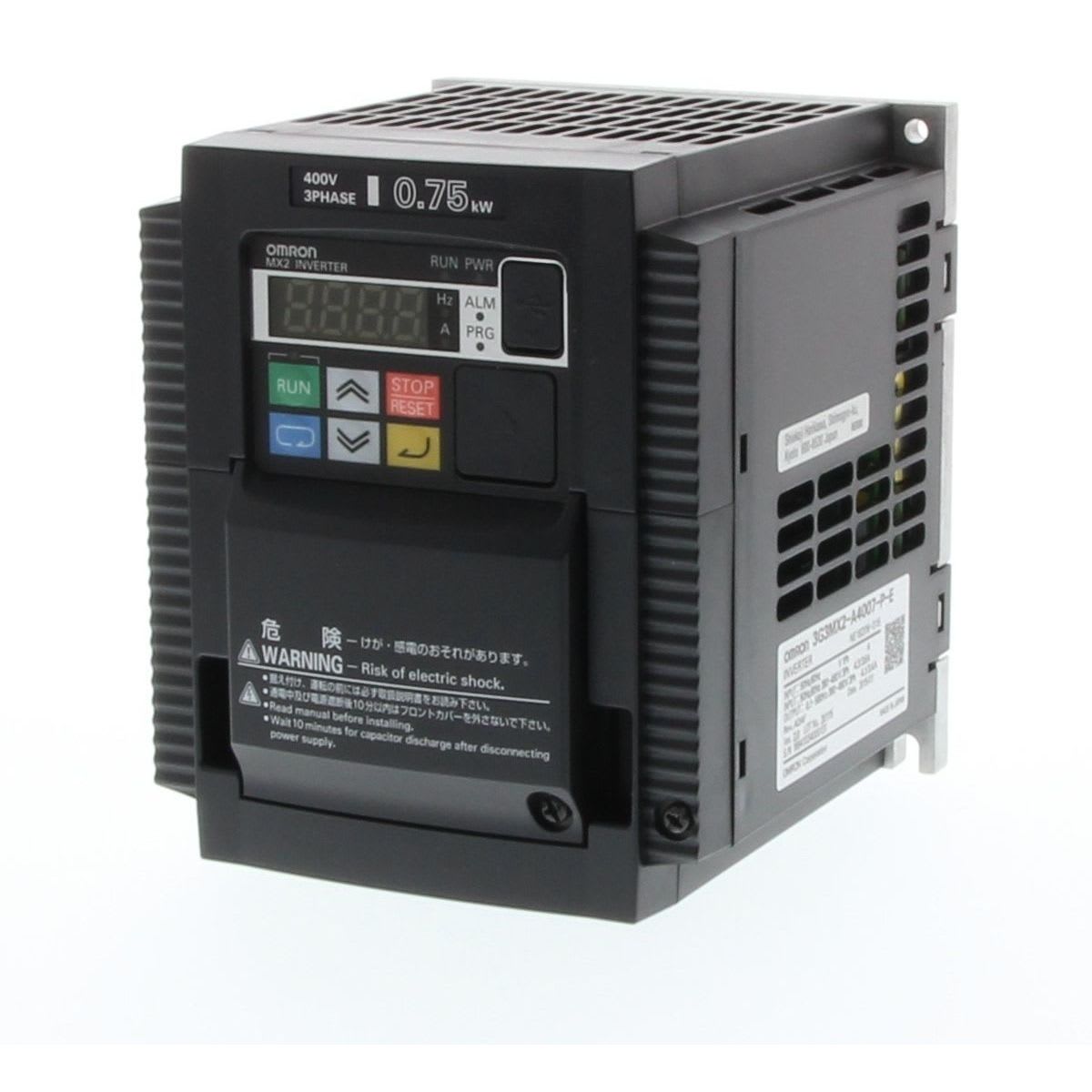 OMRON - 3G3MX2 inverter drive, 0.75/1.5 kW (HD/N - 3G3MX2-A4007-P-E