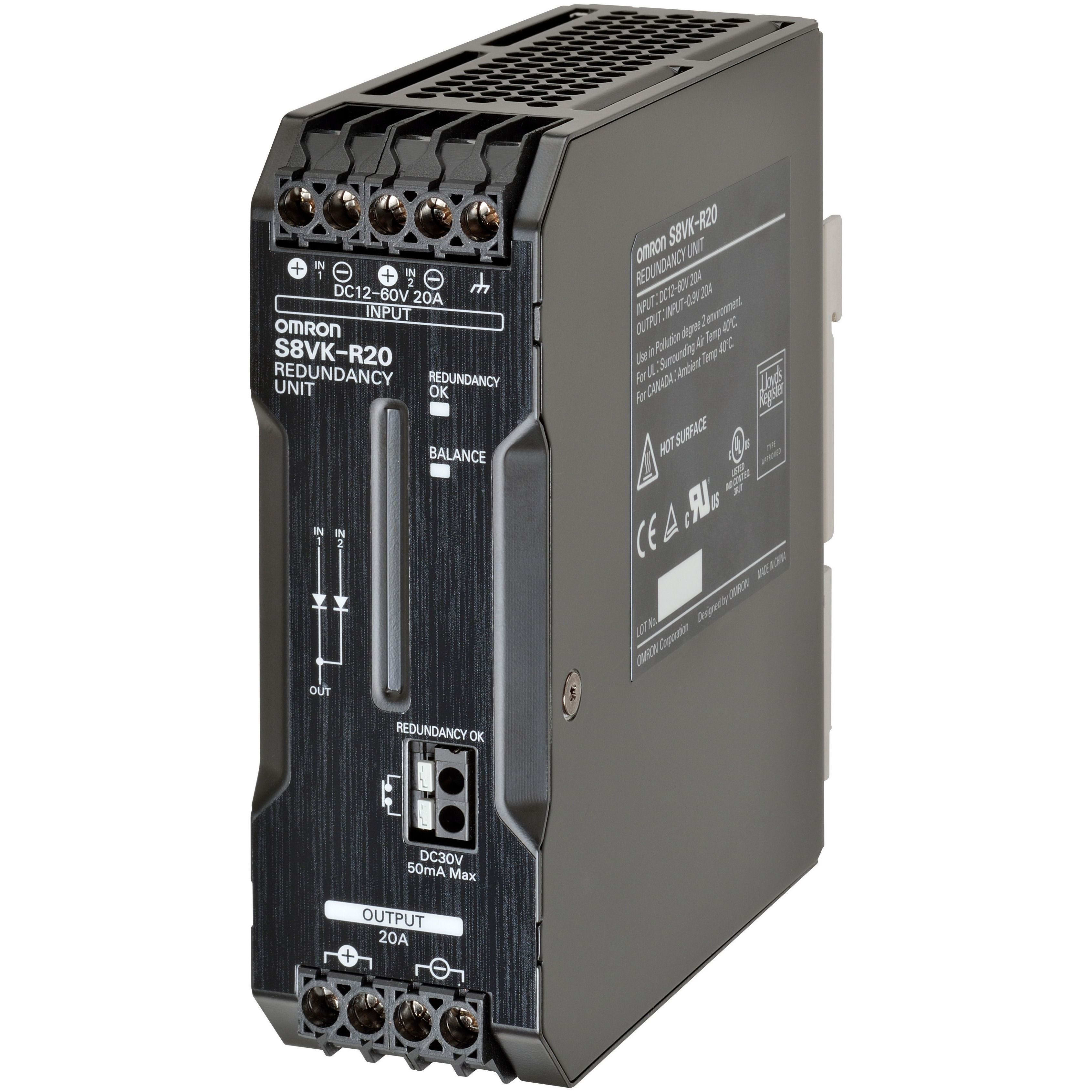 OMRON - Redundancy module for S8VK (input 10-60V - S8VK-R20