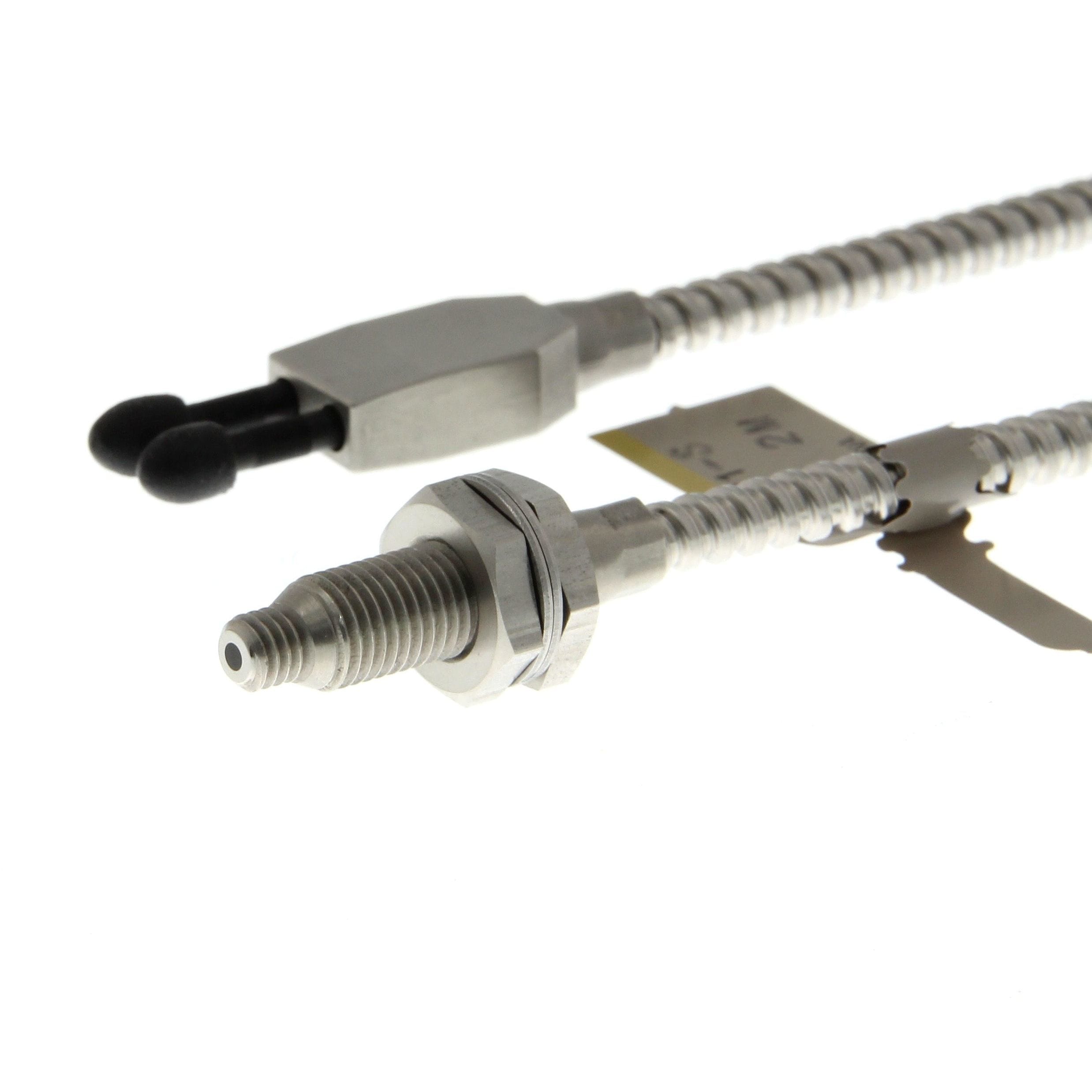 OMRON - Fiber optic sensor, diffuse, M6 head, he - E32-D61-S 2M