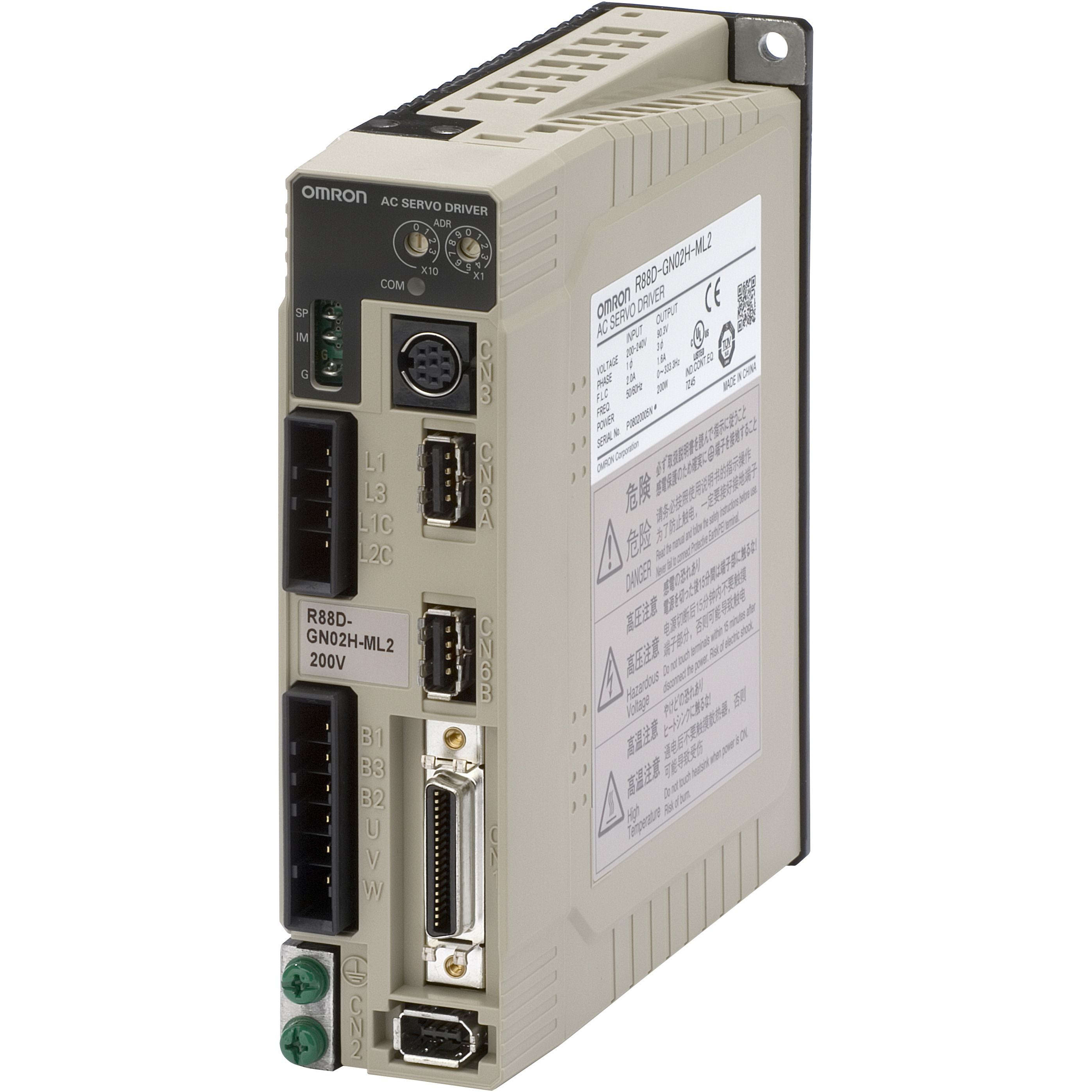 OMRON - G-Series servo drive, 1~ 200 VAC, MECHAT - R88D-GN04H-ML2