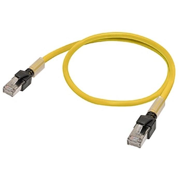 OMRON - Ethernet patch cable, F/UTP, Cat.6A, LSZ - XS6W-6LSZH8SS20CM-Y