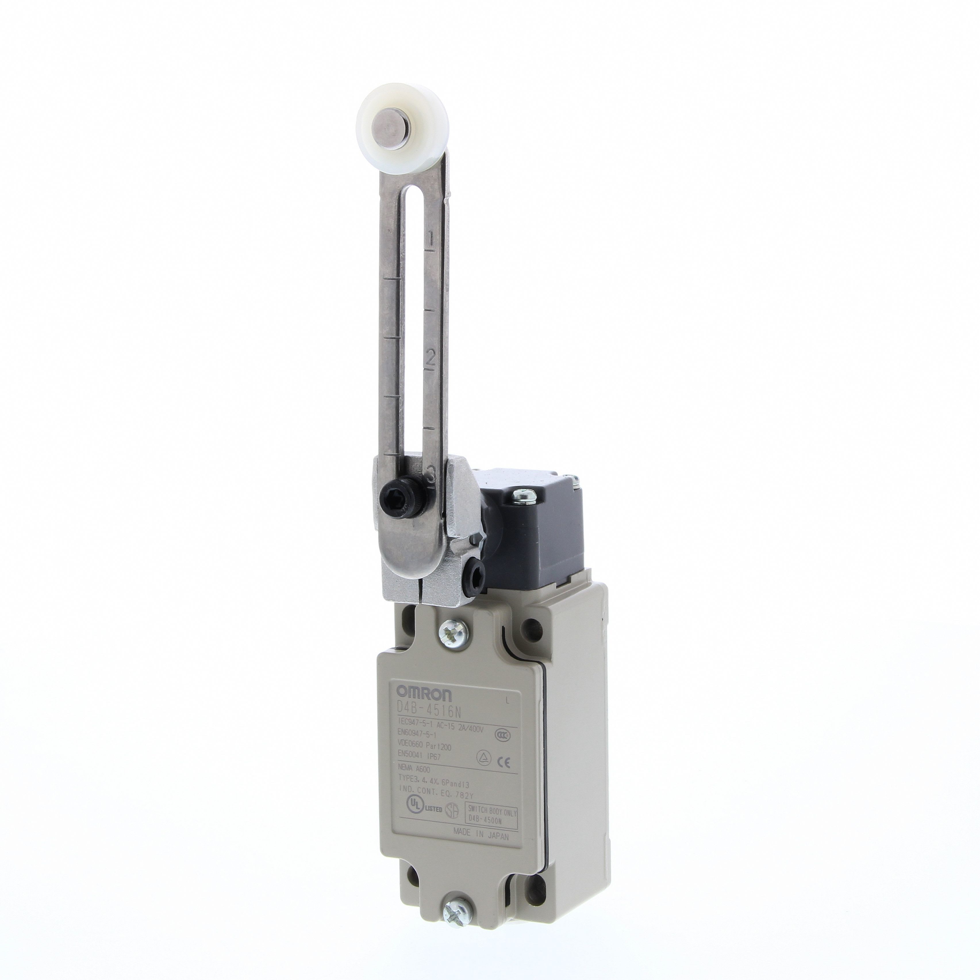 OMRON - Limit switch, D4B, M20, 1NC/1NO (slow-ac - D4B-4516N