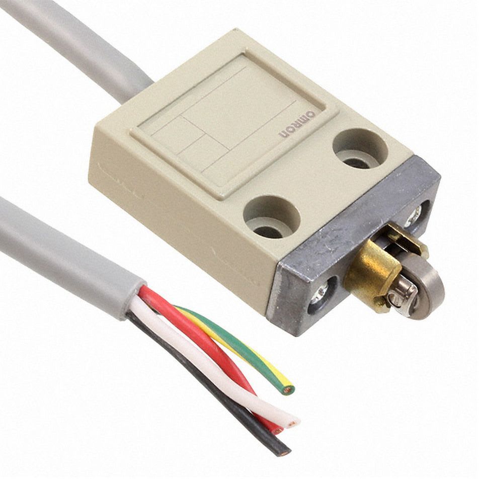 OMRON - Compact enclosed limit switch, cross rol - D4C-1203