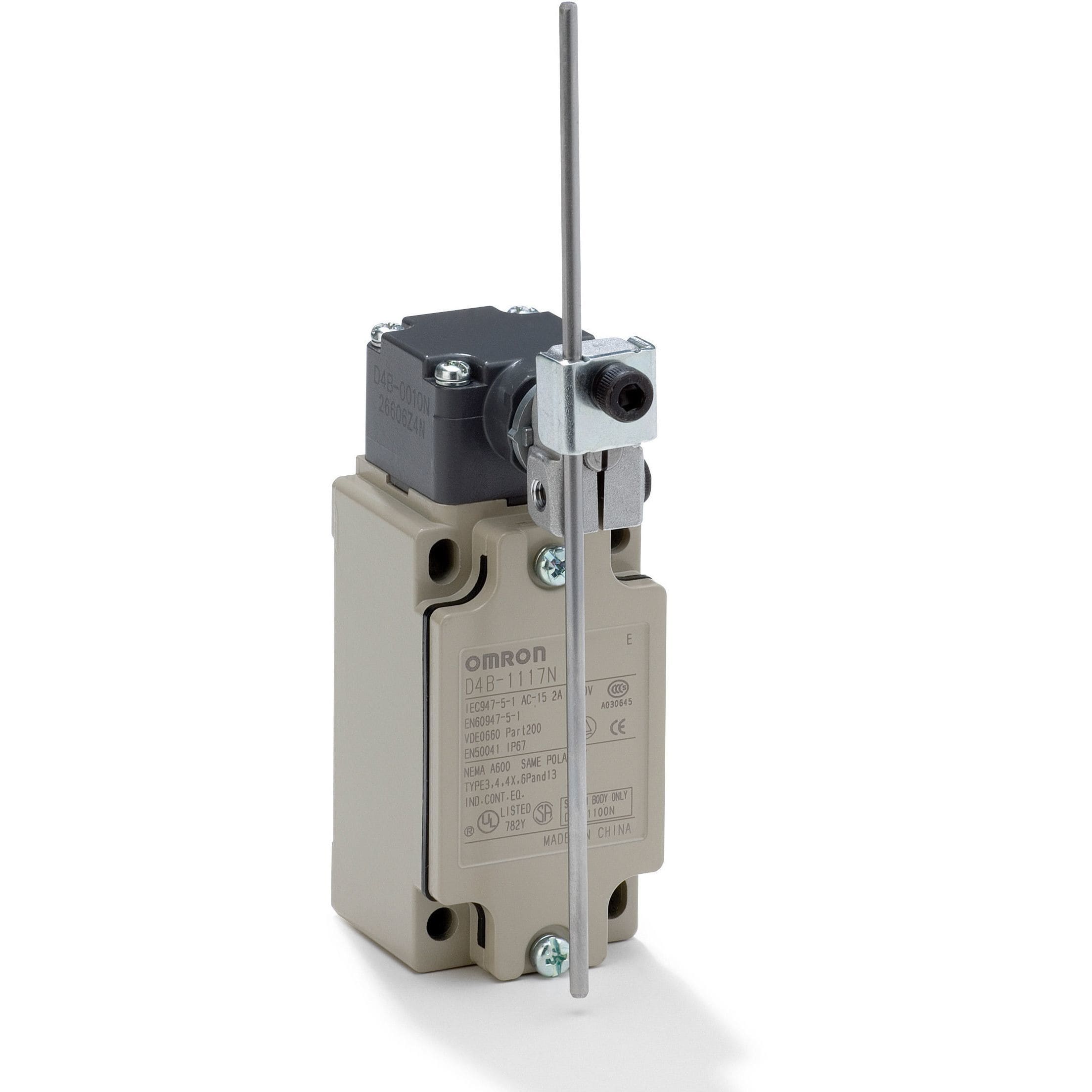 OMRON - Limit switch, D4B, M20, DPDB 2-NC (slow- - D4B-4A17N