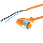 OMRON - Sensor cable, M12 right-angle socket (fe - Y92E-S12PVC4A10M-L
