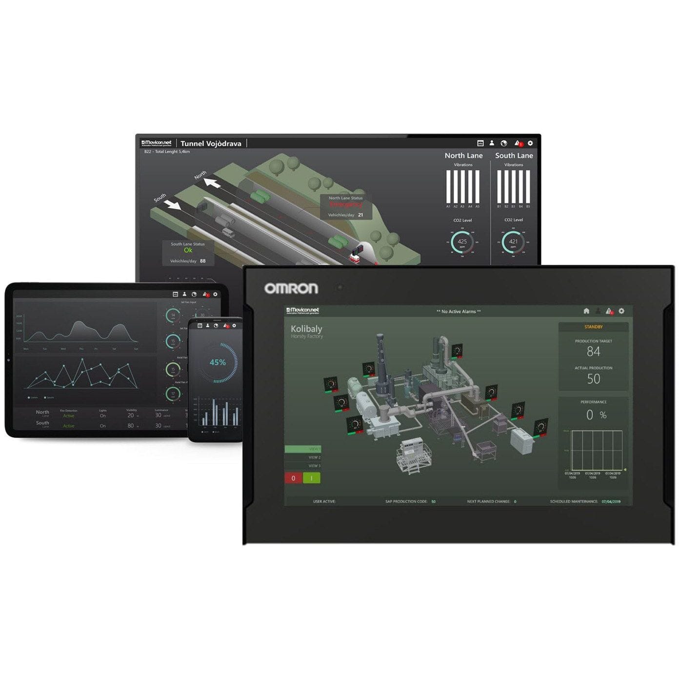 OMRON - Movicon OEM Runtime Client-Server 4.000 - RTH4-4K-2W-H-1DRV