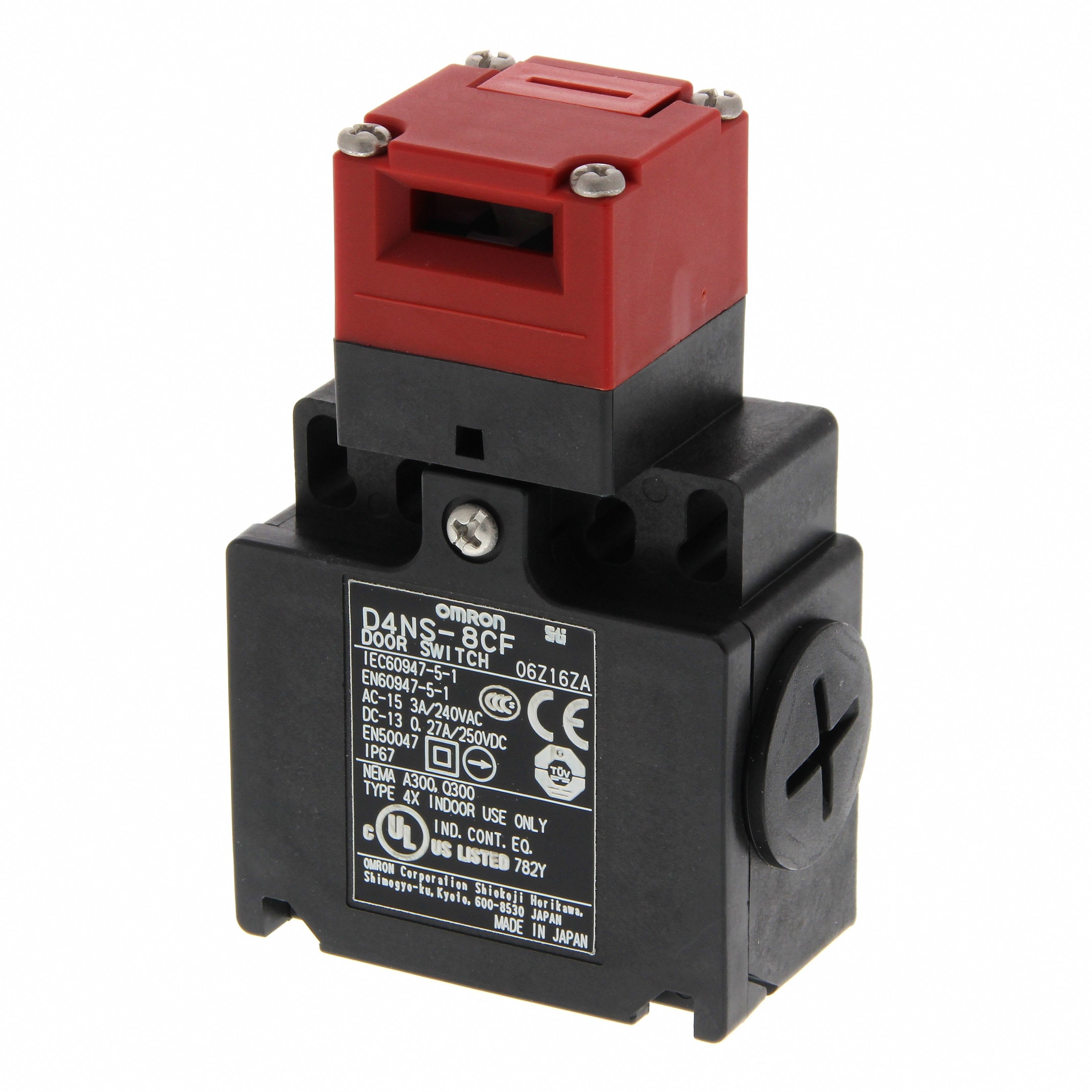 OMRON - Safety interlock switch, 2 NC, 10 A, 2 x - D4NS-8BF