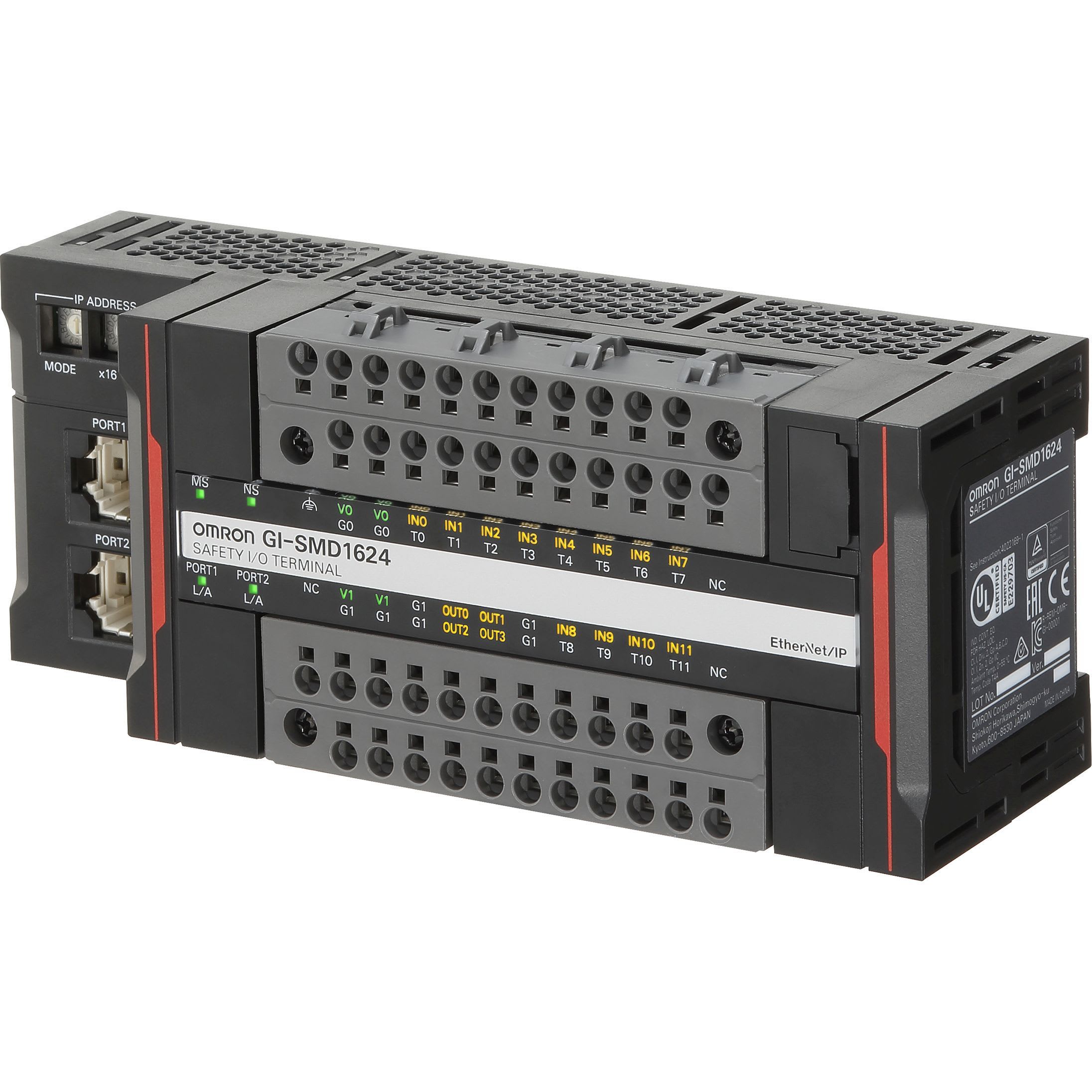 OMRON - Safety Remote I/O Terminal (CIP-S) with - GI-SMD1624