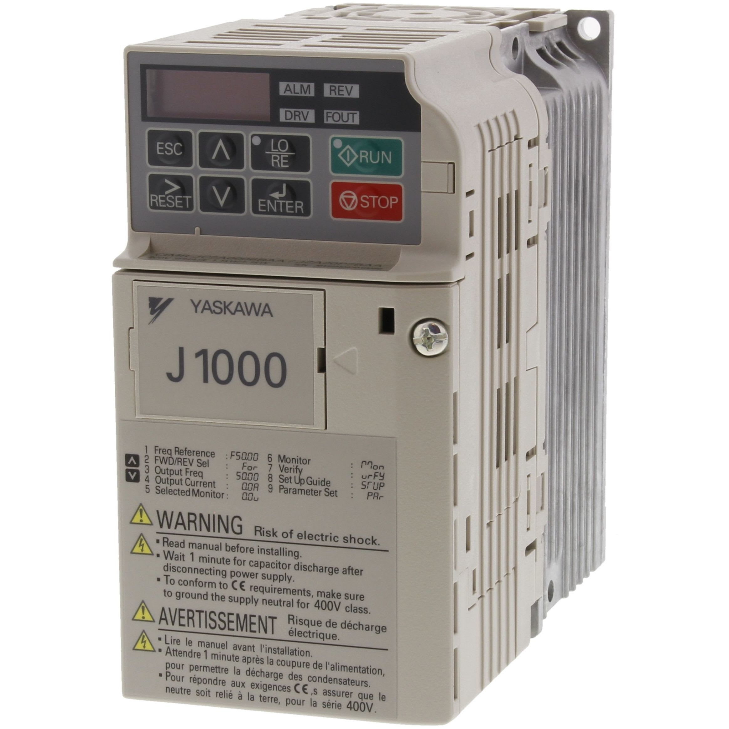 OMRON - Inverter drive, 0.1kW, 0.8A, 200 VAC, 3- - JZA20P1BAA