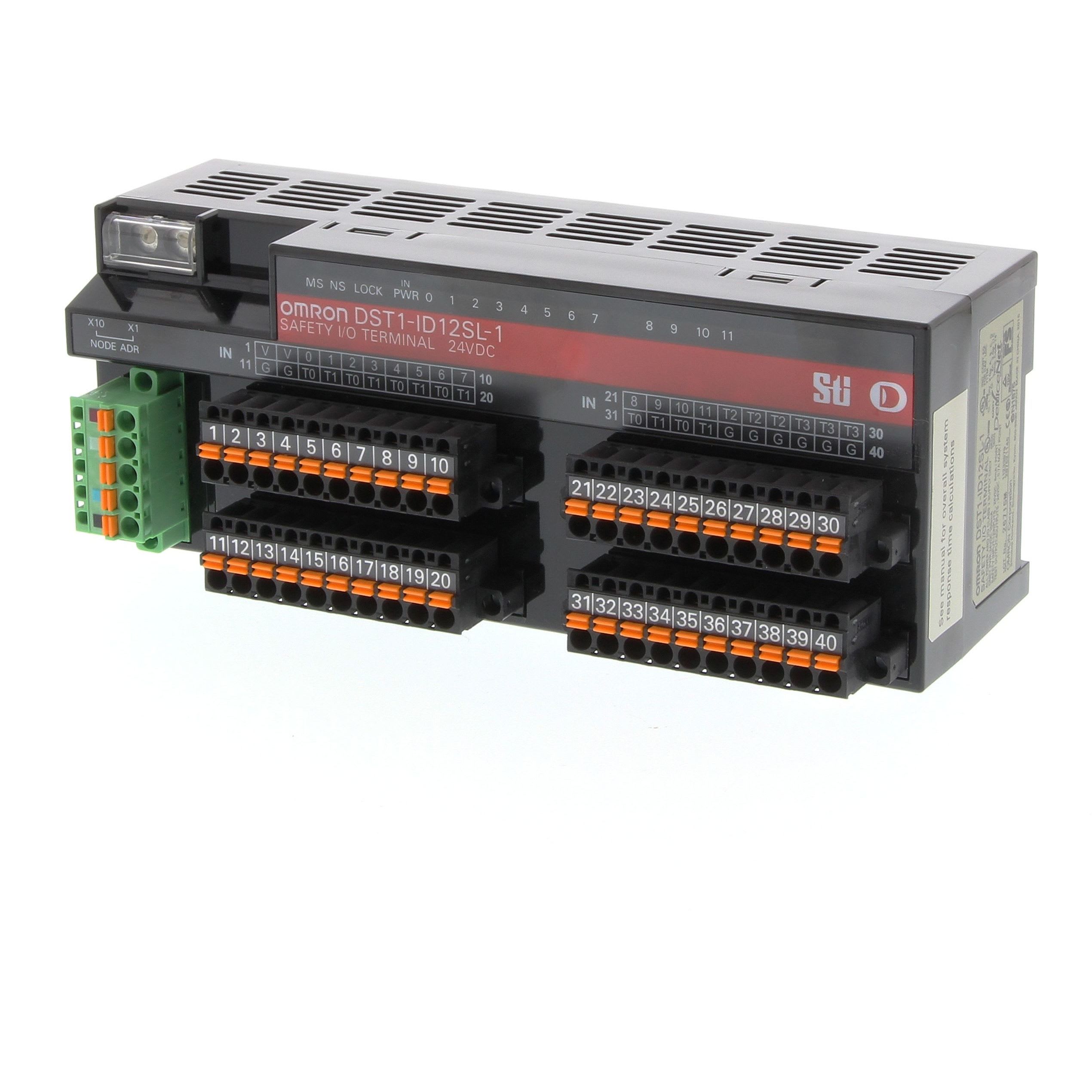 OMRON - Remote I/O terminal, 12 x PNP inputs, 4 - DST1-ID12SL-1