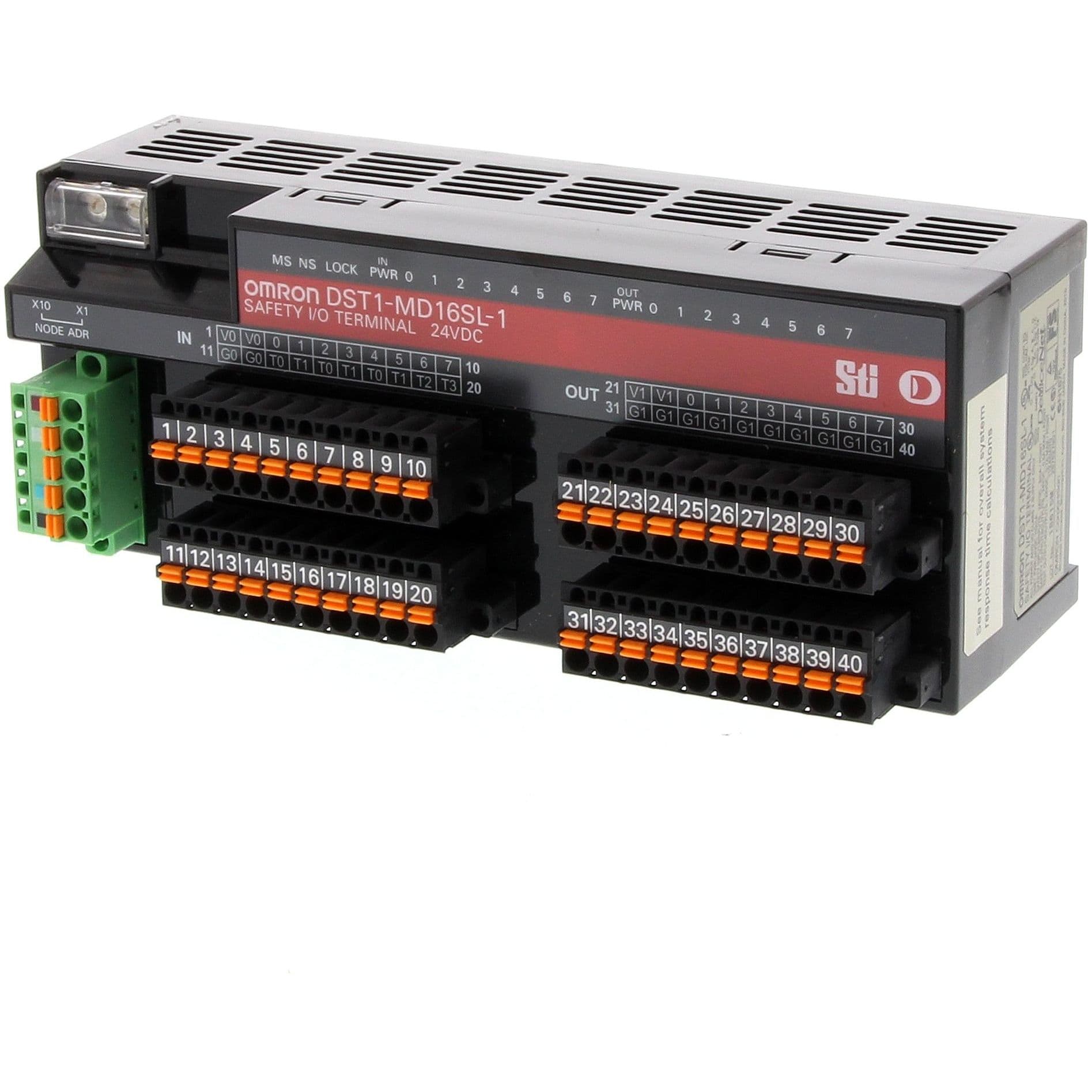 OMRON - Remote I/O terminal, 8 x PNP inputs, 8 x - DST1-MD16SL-1