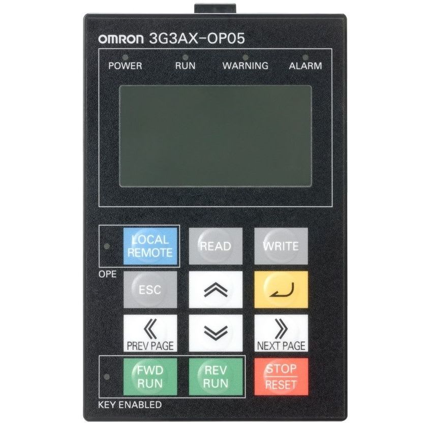 OMRON - 5 line LCD digital operator with copy fu - 3G3AX-OP05