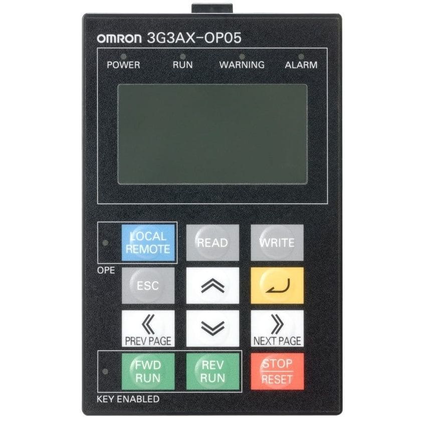 OMRON - 5 line LCD digital operator with copy fu - 3G3AX-OP05
