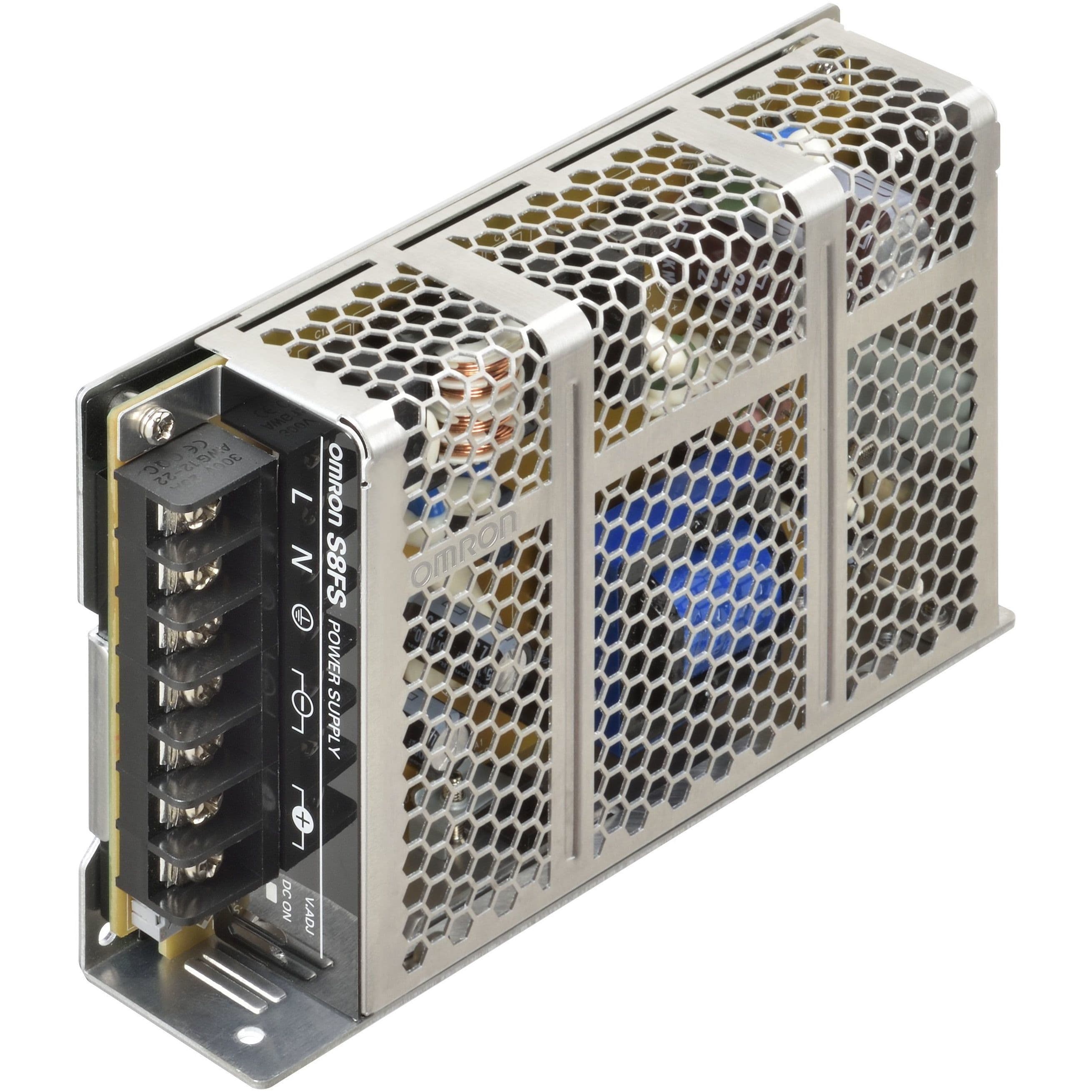 OMRON - Power supply, 100 W, 100-240 VAC input, - S8FS-C10024