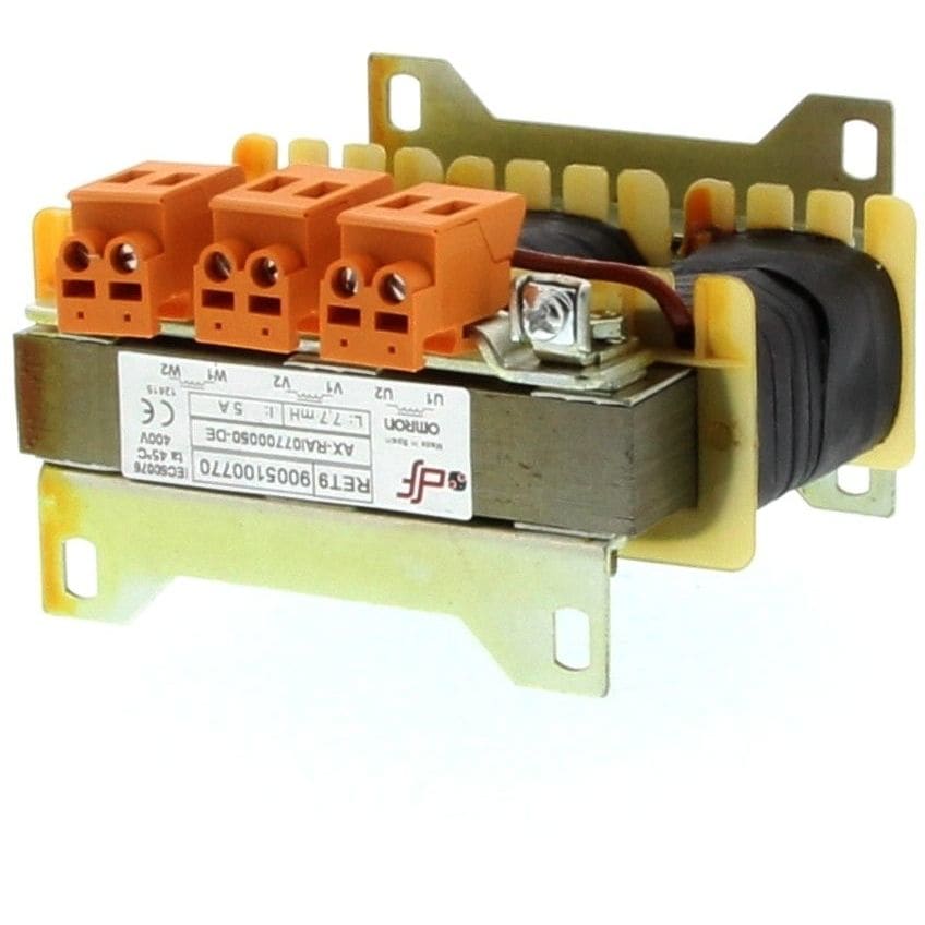 OMRON - AC input reactor, 5 A, 7.7 mH, for 0.4, - AX-RAI07700050-DE