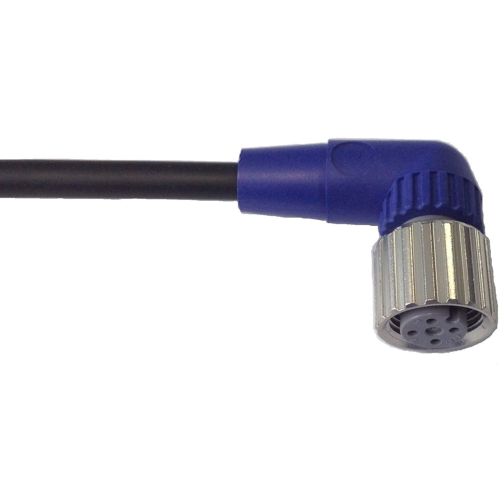 OMRON - Sensor cable, M12 right-angle socket (fe - XS2F-LM12PVC3A5M