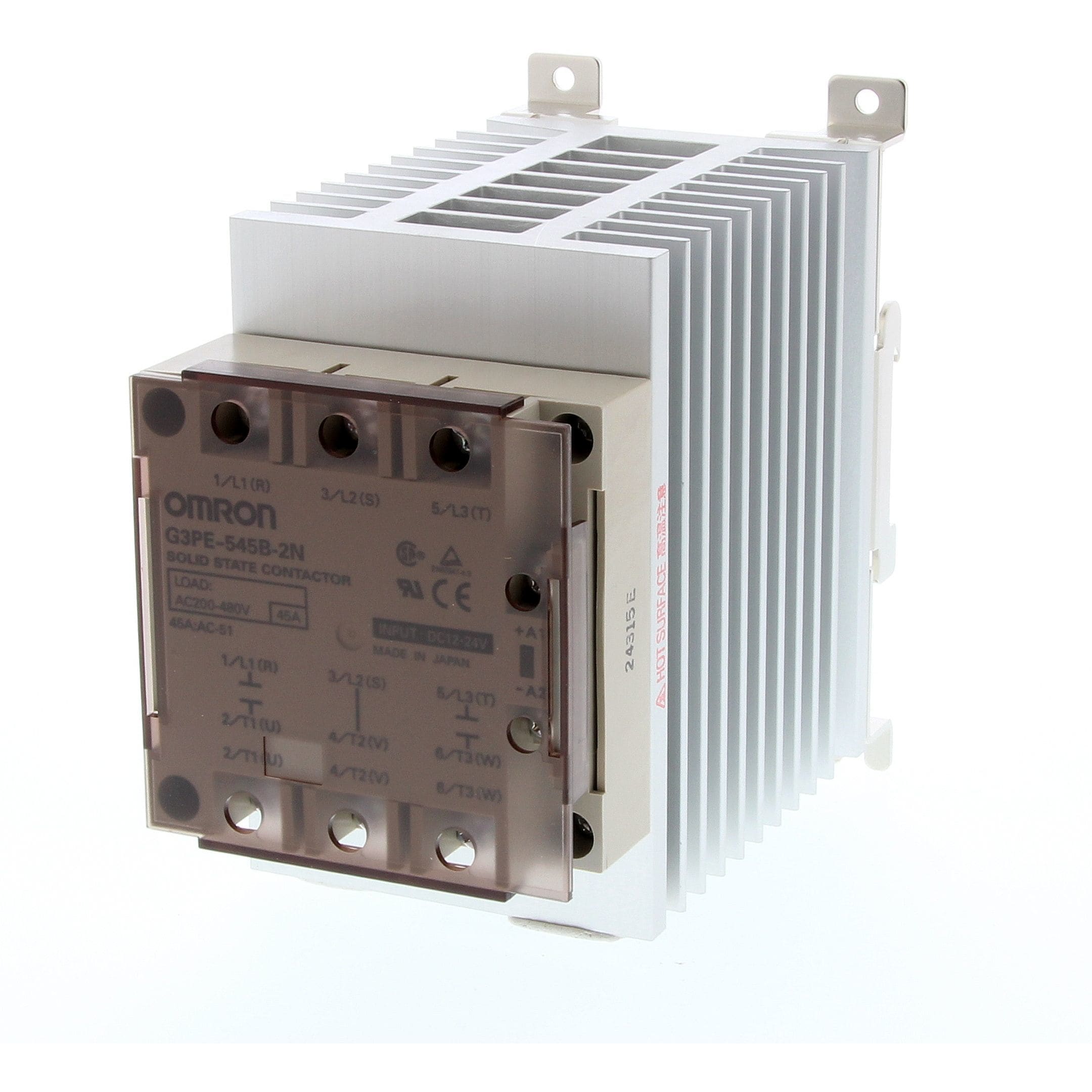 OMRON - Solid state relay, 2-pole, DIN-track mou - G3PE-545B-2N 12-24VDC