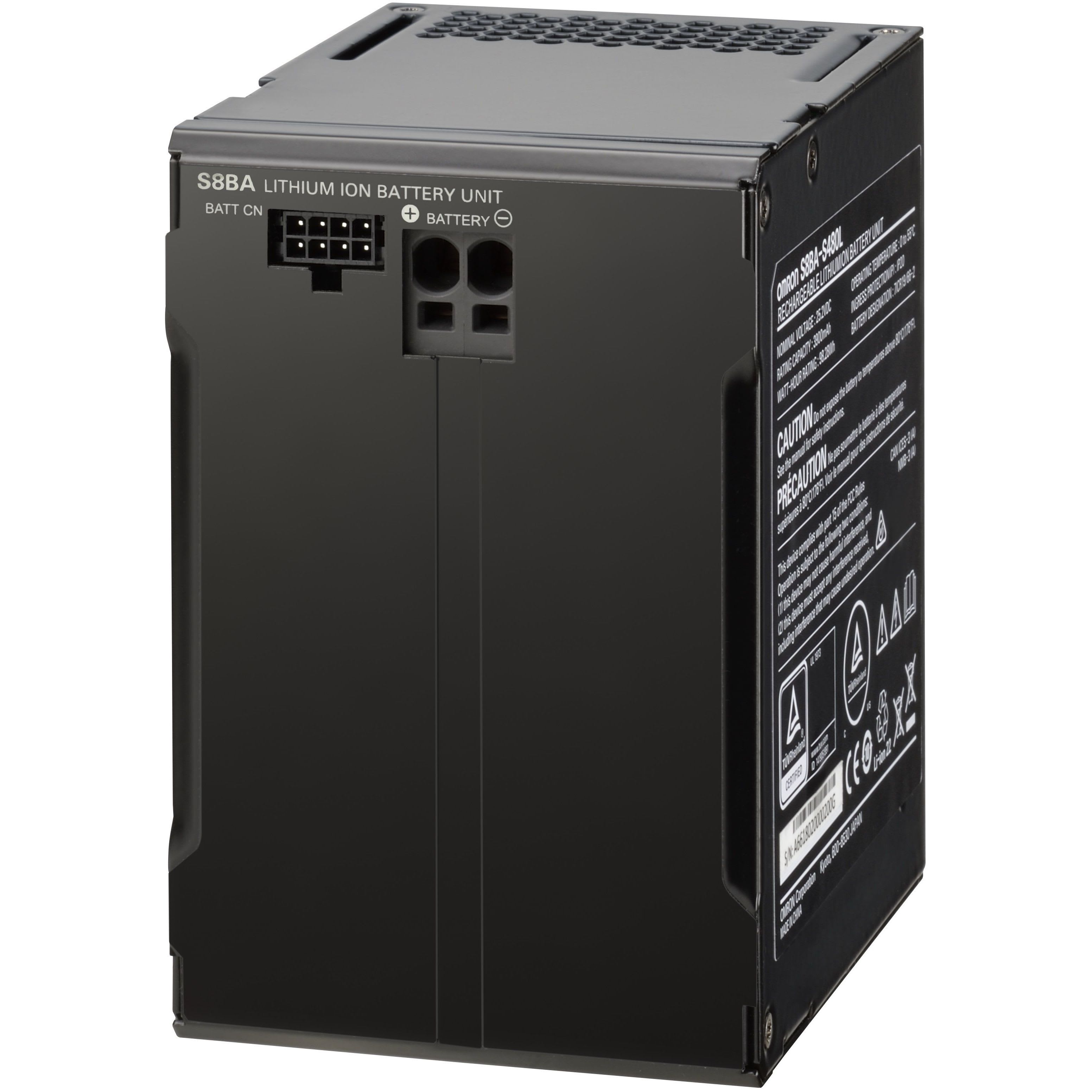 OMRON - UPS, DIN rail type, Battery unit for S8B - S8BA-S480L