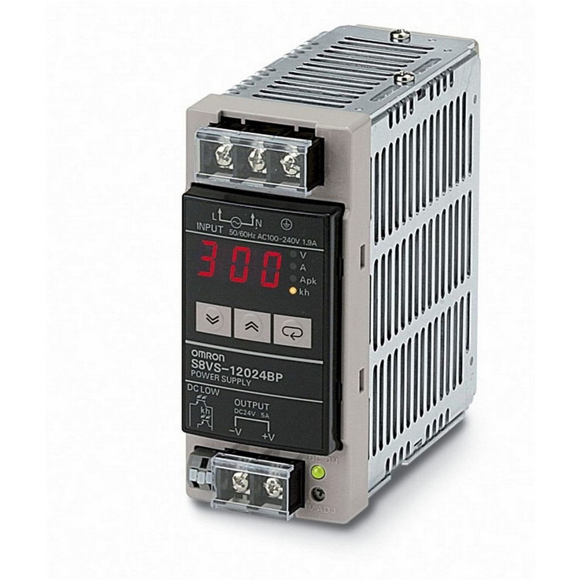 OMRON - Power supply, 240 W, 100-240 VAC input, - S8VS-12024BP