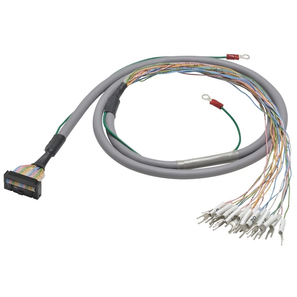 OMRON - I/O connection cable, with shield connec - XW2Z-RY100C