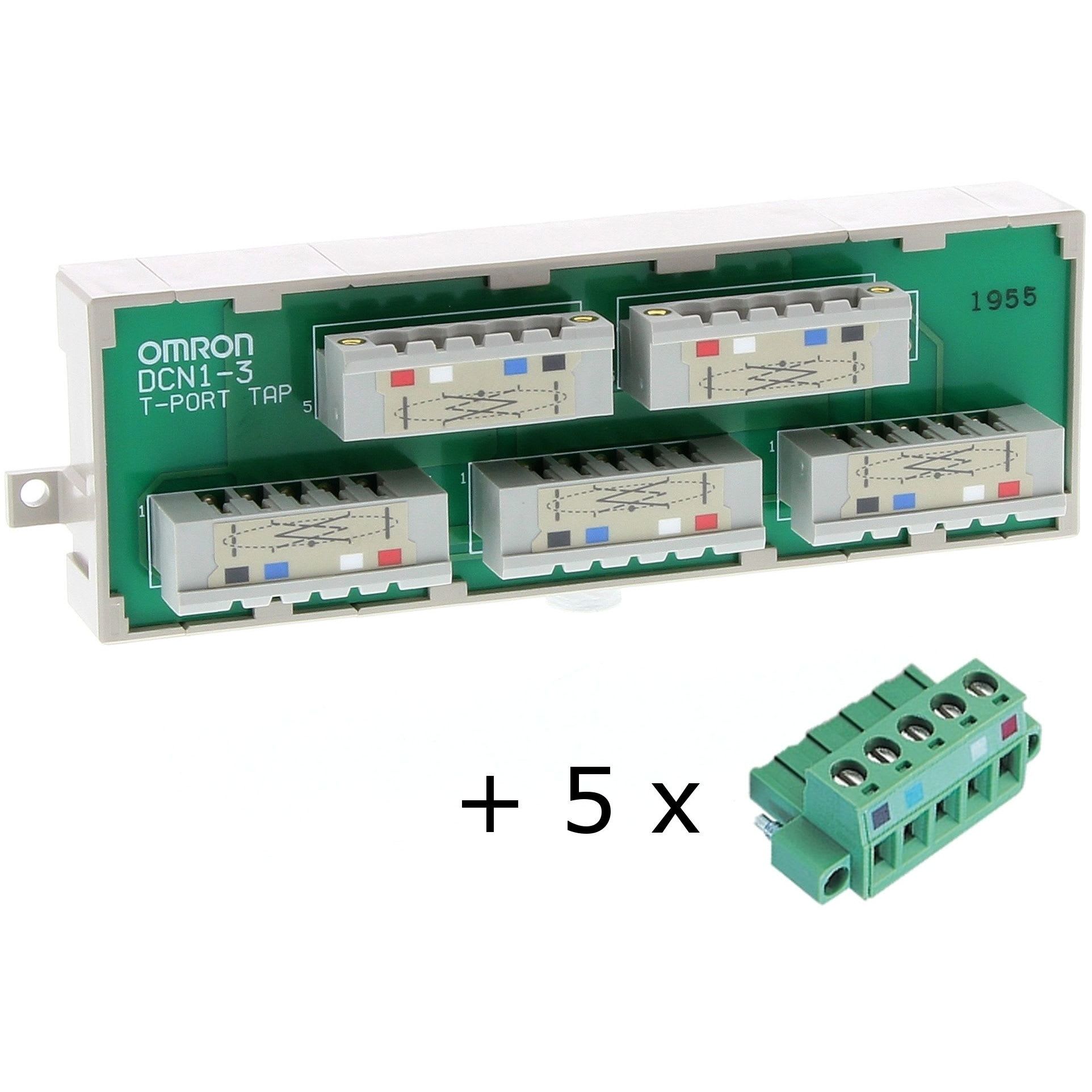 OMRON - DeviceNet T-branch tap for 3 branch line - DCN1-3C