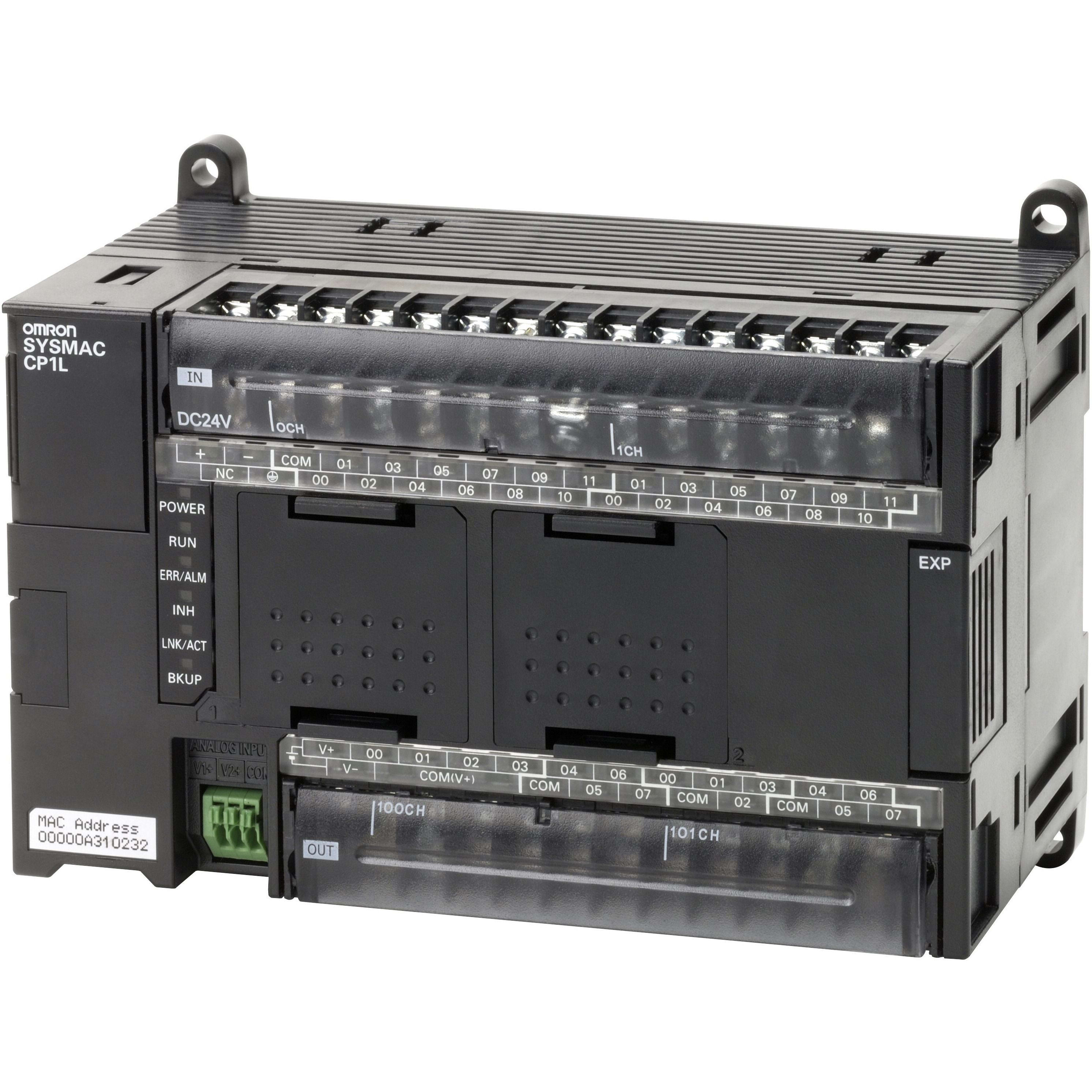 OMRON - PLC, 24 VDC supply, 24 x 24 VDC inputs, - CP1L-EM40DR-D