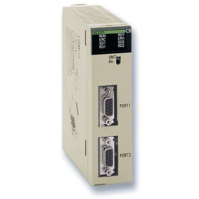 OMRON - Serial communications unit, 2 x RS-232C - CS1W-SCU21-V1