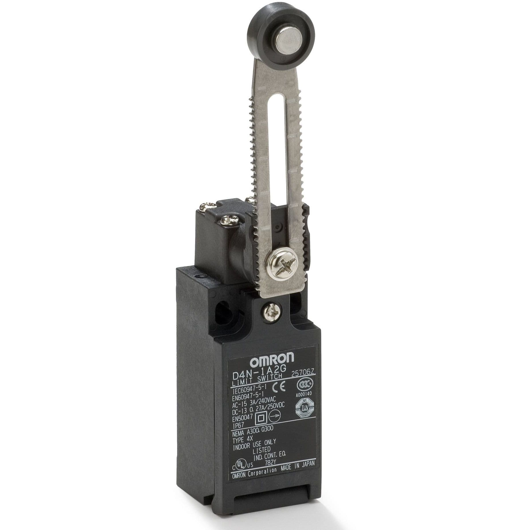 OMRON - Limit switch, Adjustable roller lever, f - D4N-1A2G