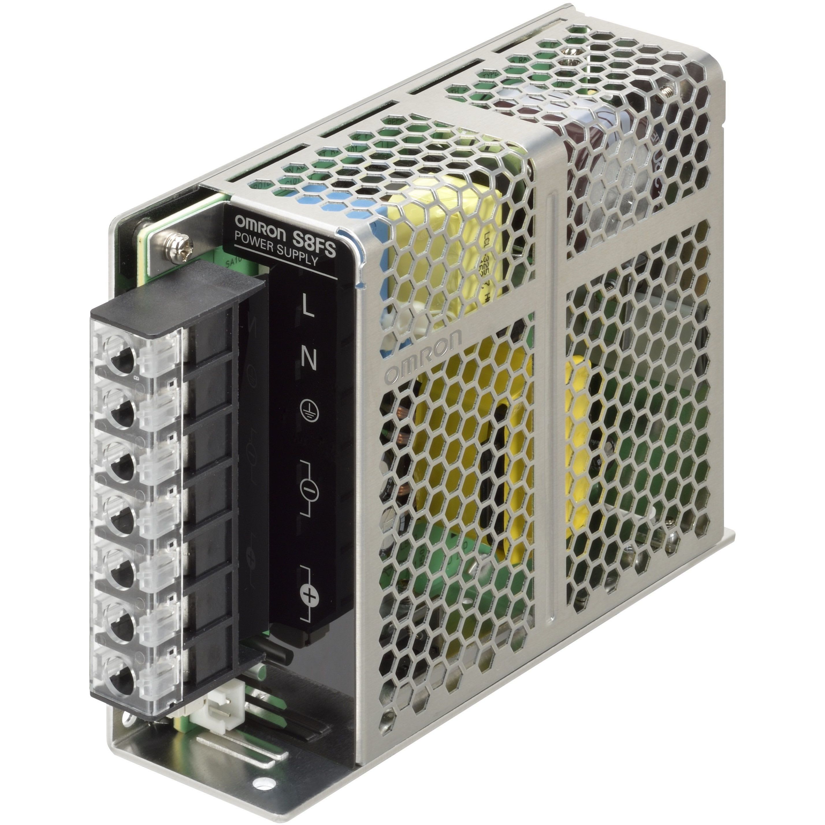 OMRON - Power Supply, 100 W, 100 to 240 VAC inpu - S8FS-G10024C