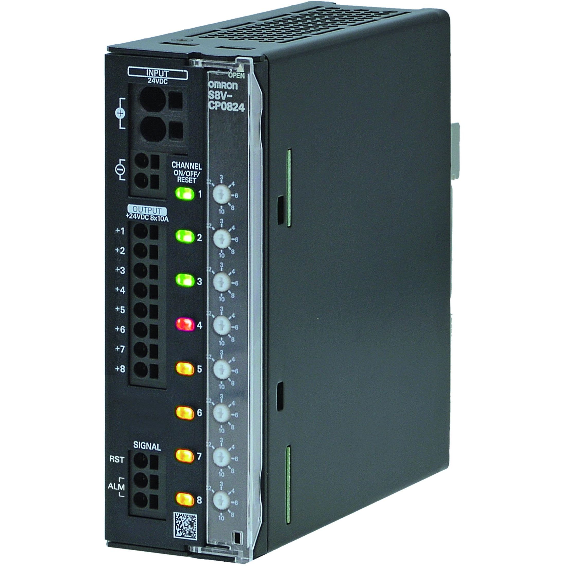 OMRON - Electronic circuit breaker, 8 channels, - S8V-CP0824