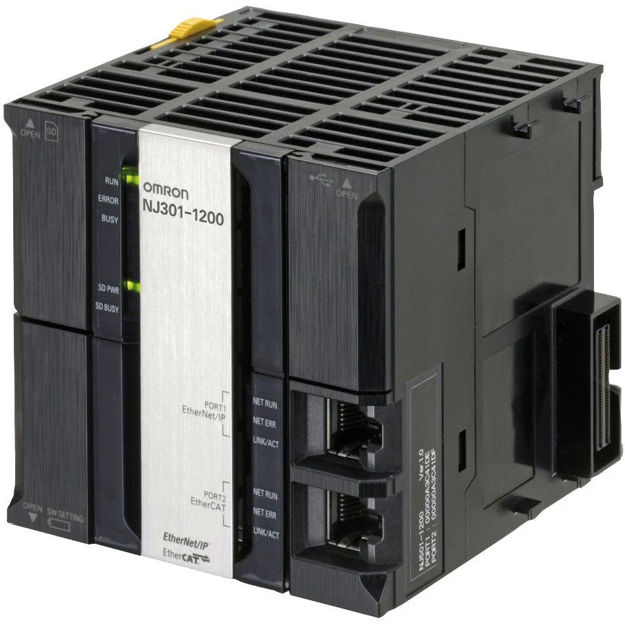 OMRON - Sysmac NJ3 CPU, 5 MB memory, built-in Et - NJ301-1200