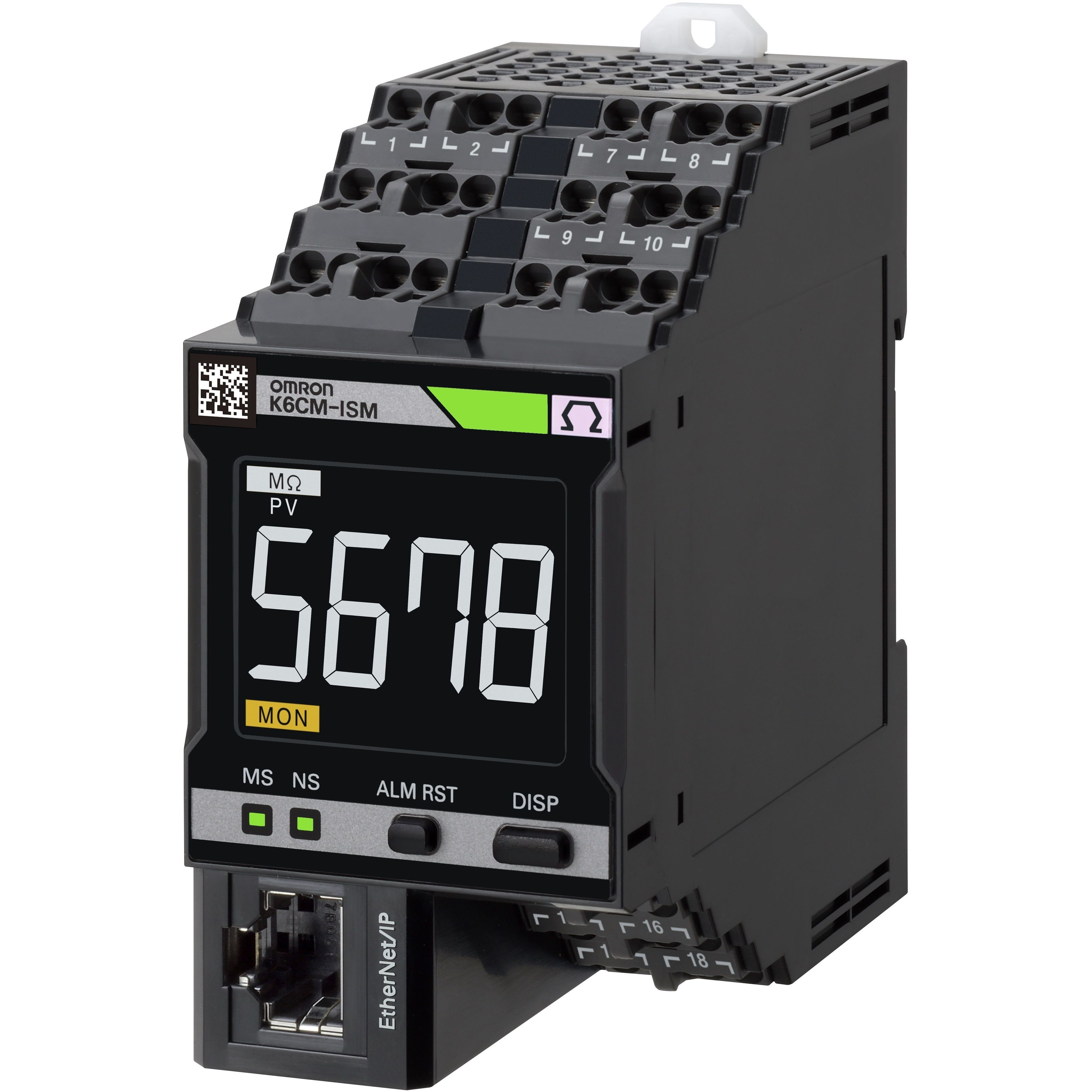 OMRON - Motor Condition Monitoring, AC, 3-phase, - K6CM-ISMD-EIP