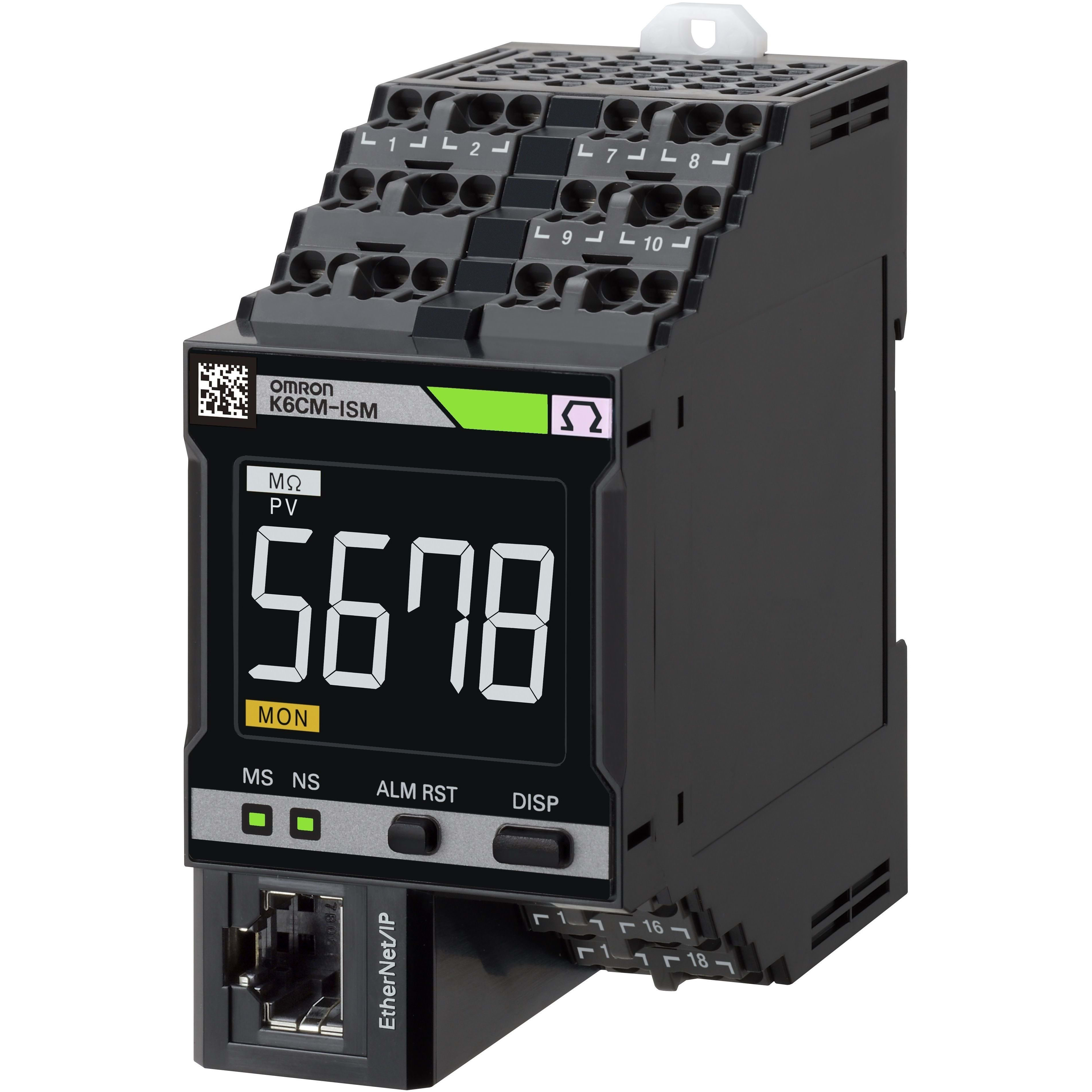 OMRON - Motor Condition Monitoring, AC, 3-phase, - K6CM-ISMA-EIP