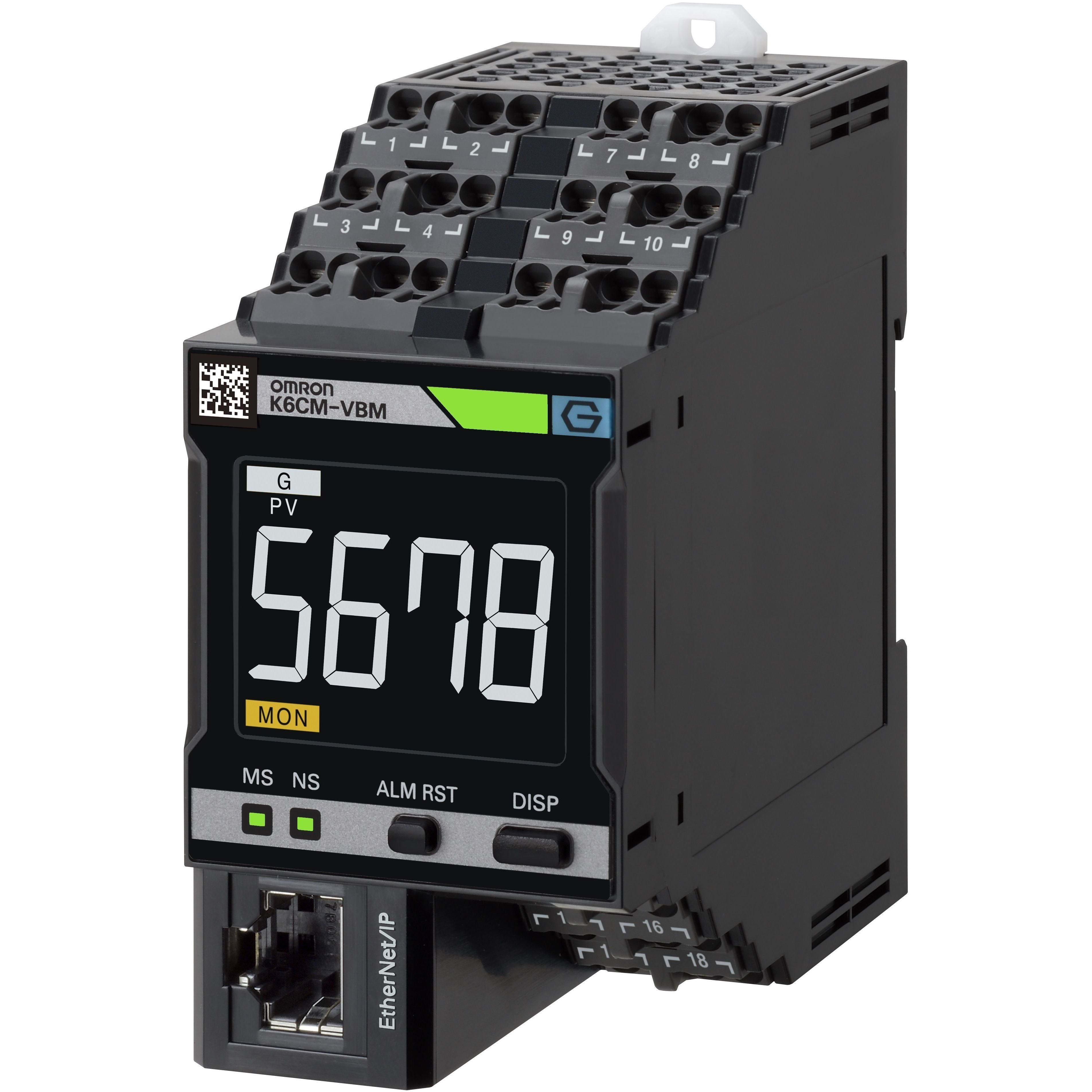 OMRON - Motor Condition Monitoring, AC, 3-phase, - K6CM-VBMD-EIP