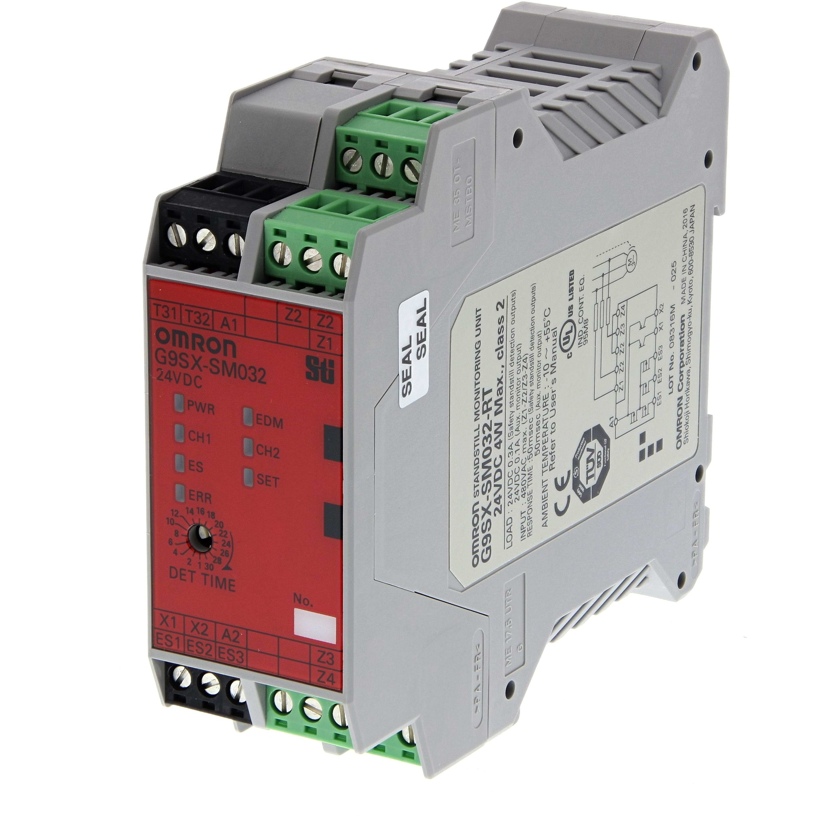 OMRON - Standstill monitoring unit with screw te - G9SX-SM032-RT
