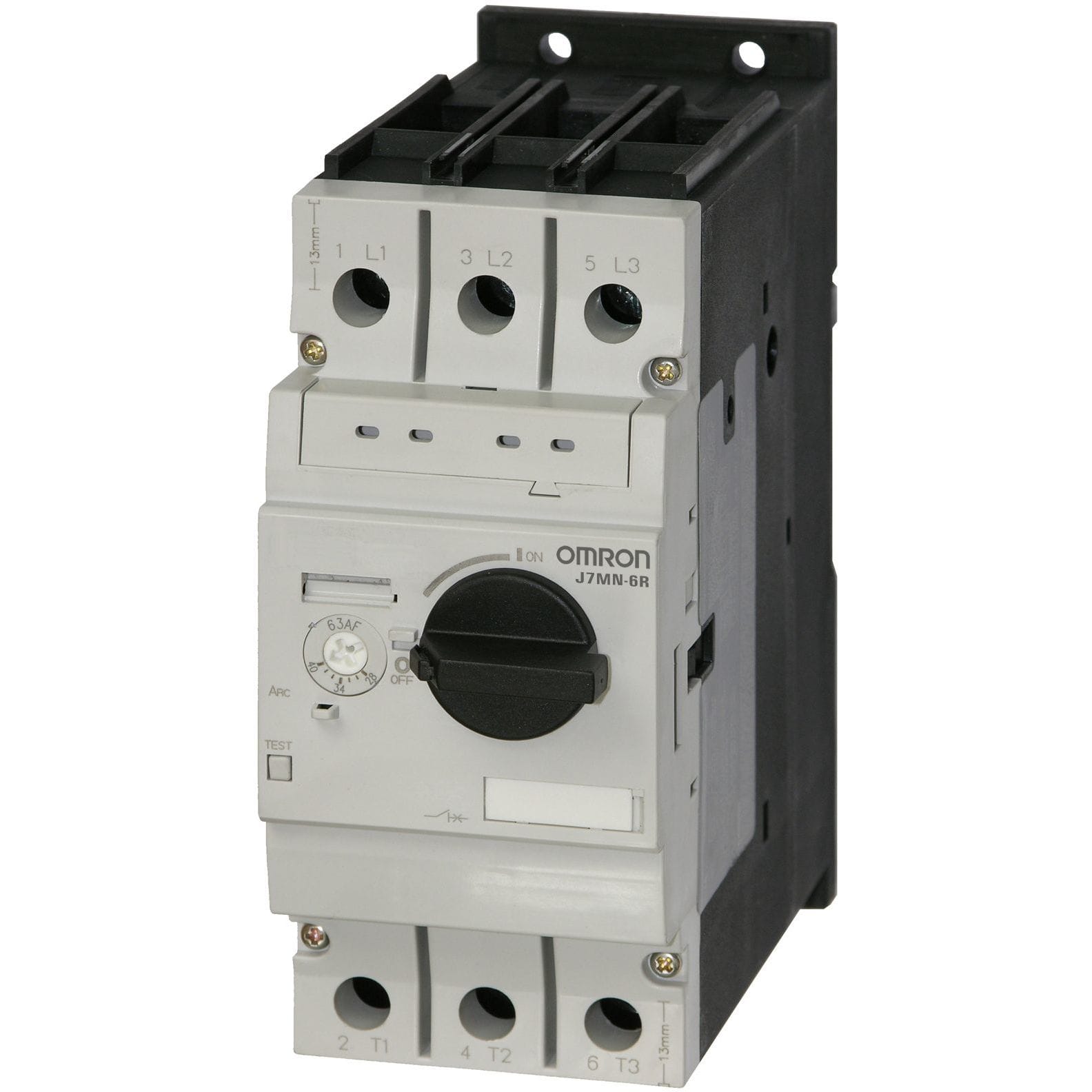OMRON - Motor-protective circuit breaker, rotary - J7MN-6R-63
