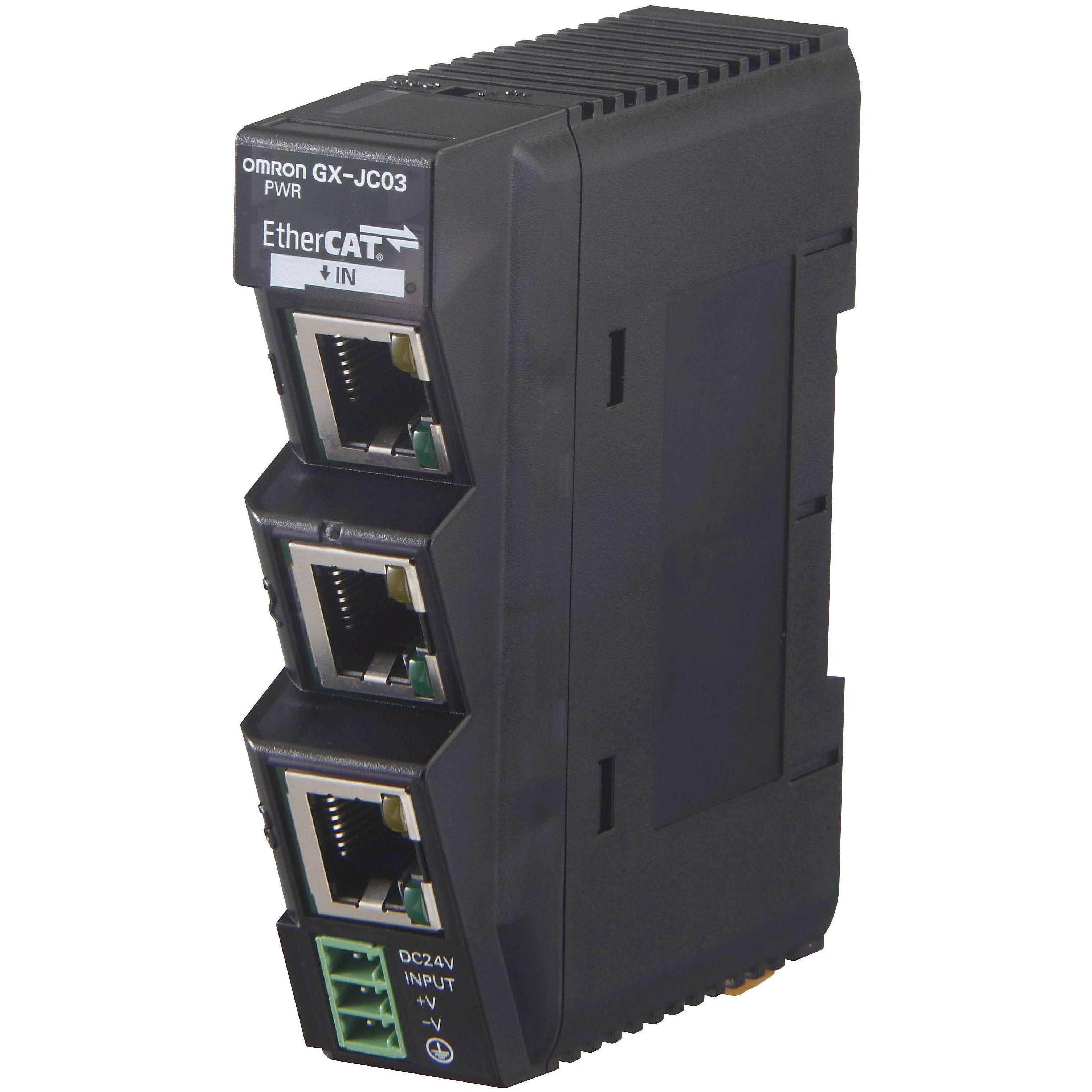 OMRON - 3-port EtherCAT Junction module, 24 VDC - GX-JC03