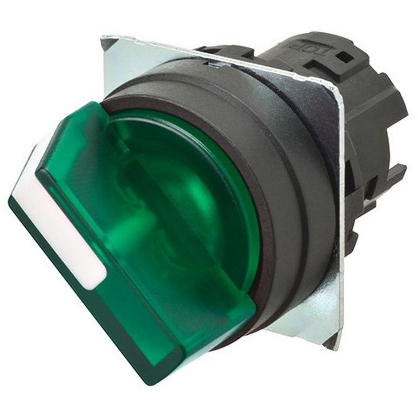 OMRON - Selector A22NZ 22 dia., 2 position, Ligh - A22NZ-2BM-TGA