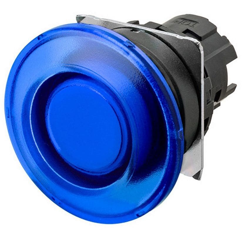 OMRON - Pushbutton A22NZ Ø22, bezel plastic, MUS - A22NZ-BMM-TAA