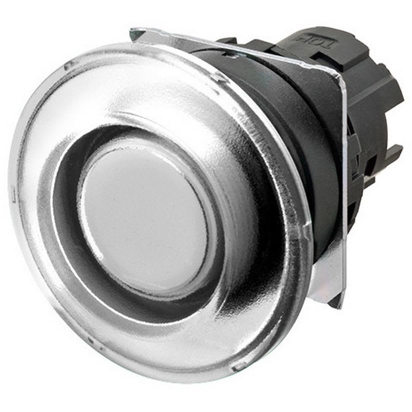 OMRON - Pushbutton A22NZ Ø22, bezel plastic, MUS - A22NZ-BMM-TWA