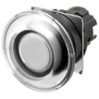 OMRON - Pushbutton A22NZ Ø22, bezel plastic, MUS - A22NZ-BMM-TWA