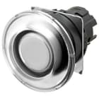 OMRON - Pushbutton A22NZ Ø22, bezel plastic, MUS - A22NZ-BMM-TWA
